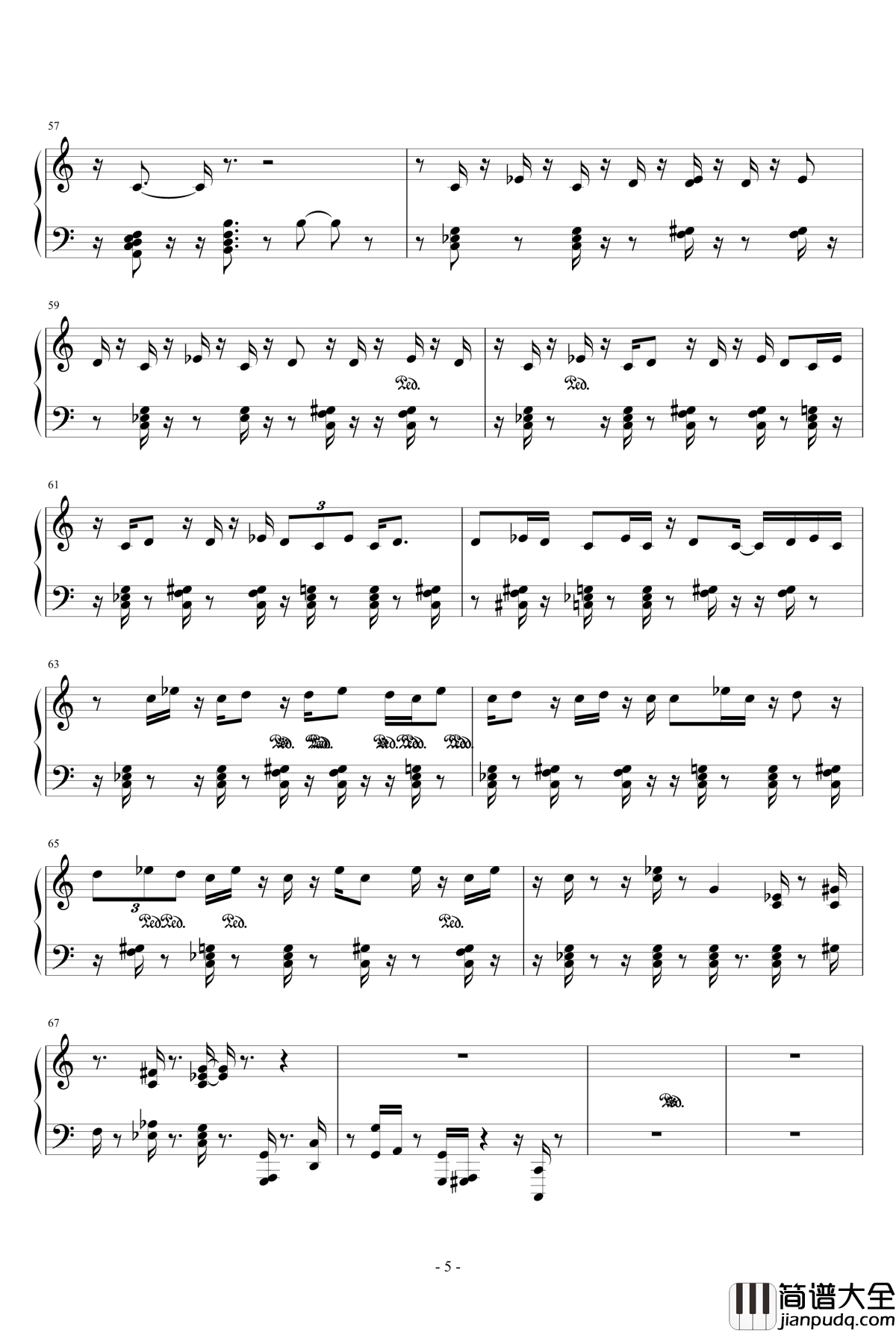 钢琴日记钢琴谱_7月2日_eggming