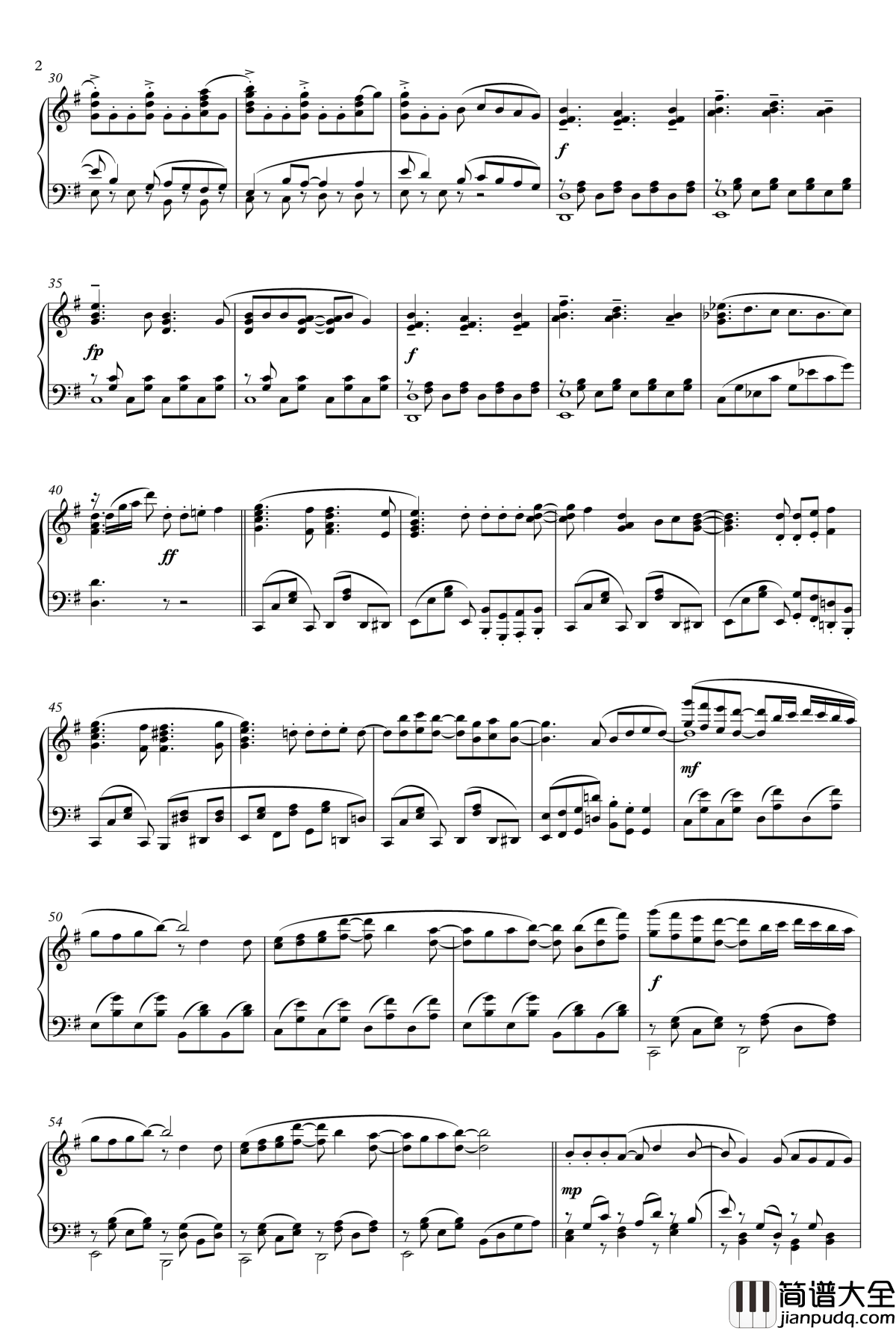 山田君与7人魔女OP钢琴谱_Kuchizuke_Diamond_Animenz