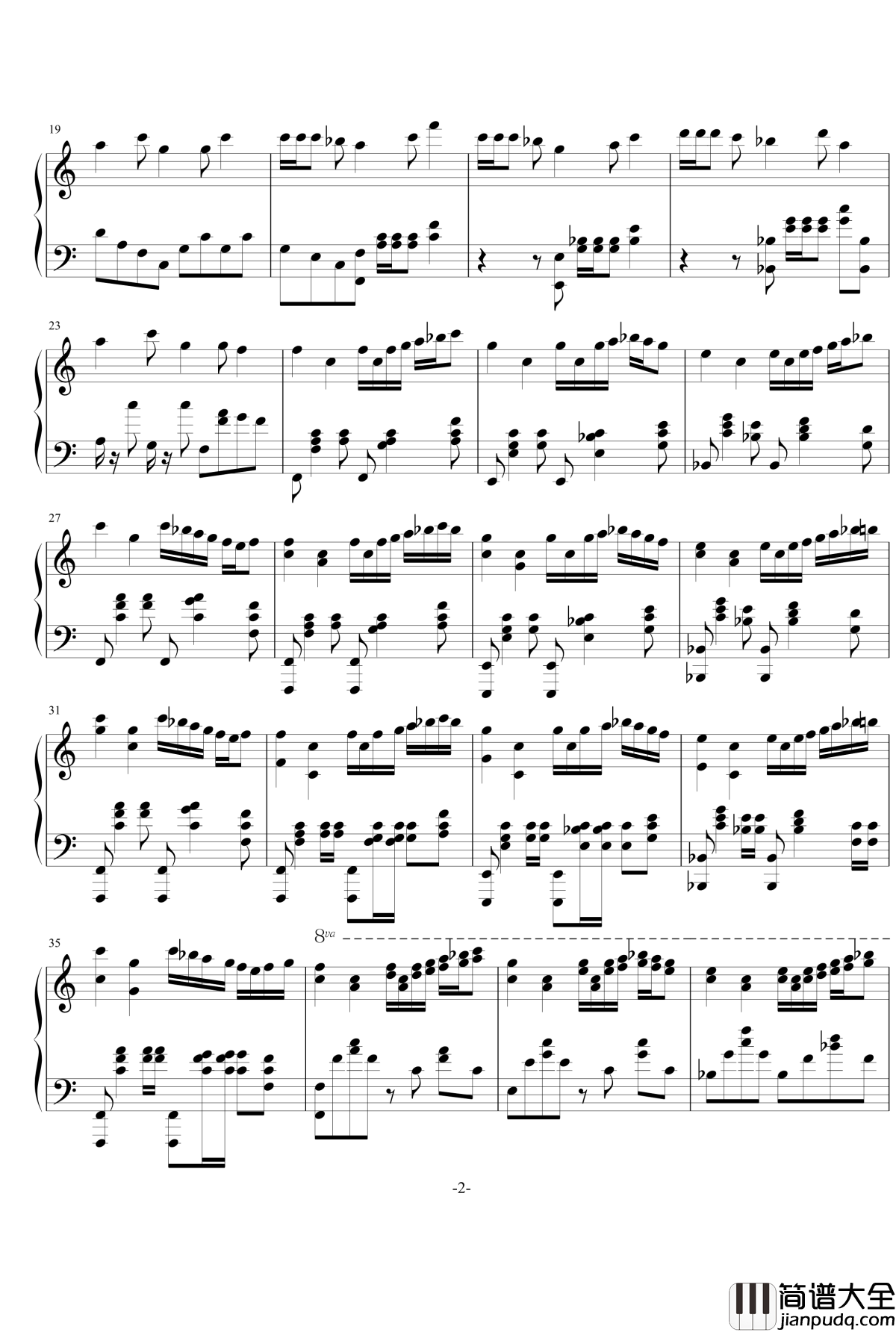 凯旋的士兵进行曲钢琴谱_Holywind