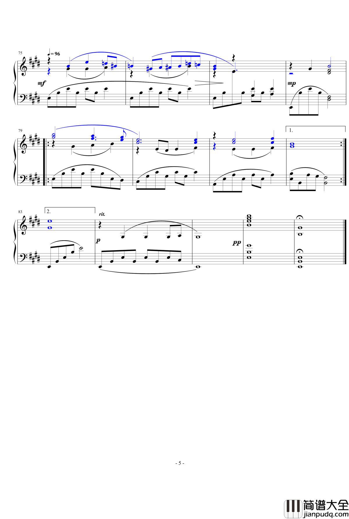 暖春钢琴谱_练习曲_四季_yutianyue126