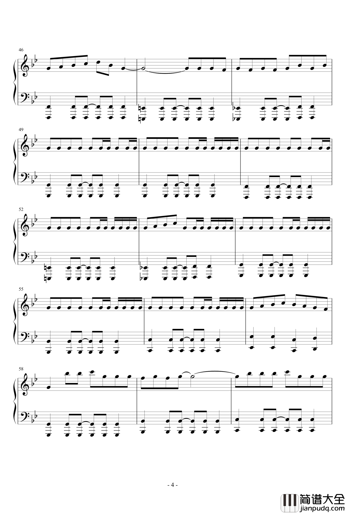 回忆莲莲钢琴谱_林忆莲