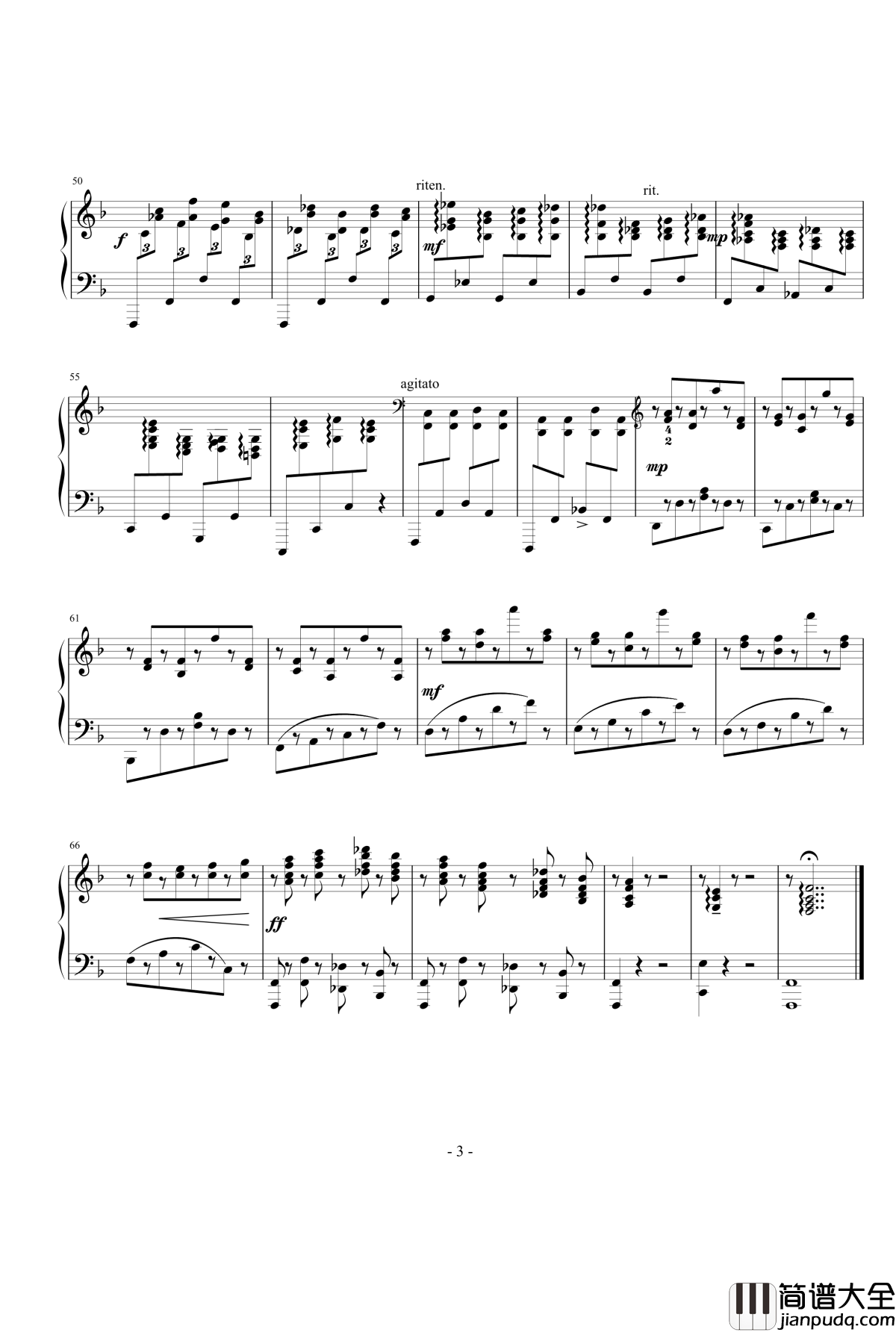 酷夏钢琴谱_四季练习曲_yutianyue126