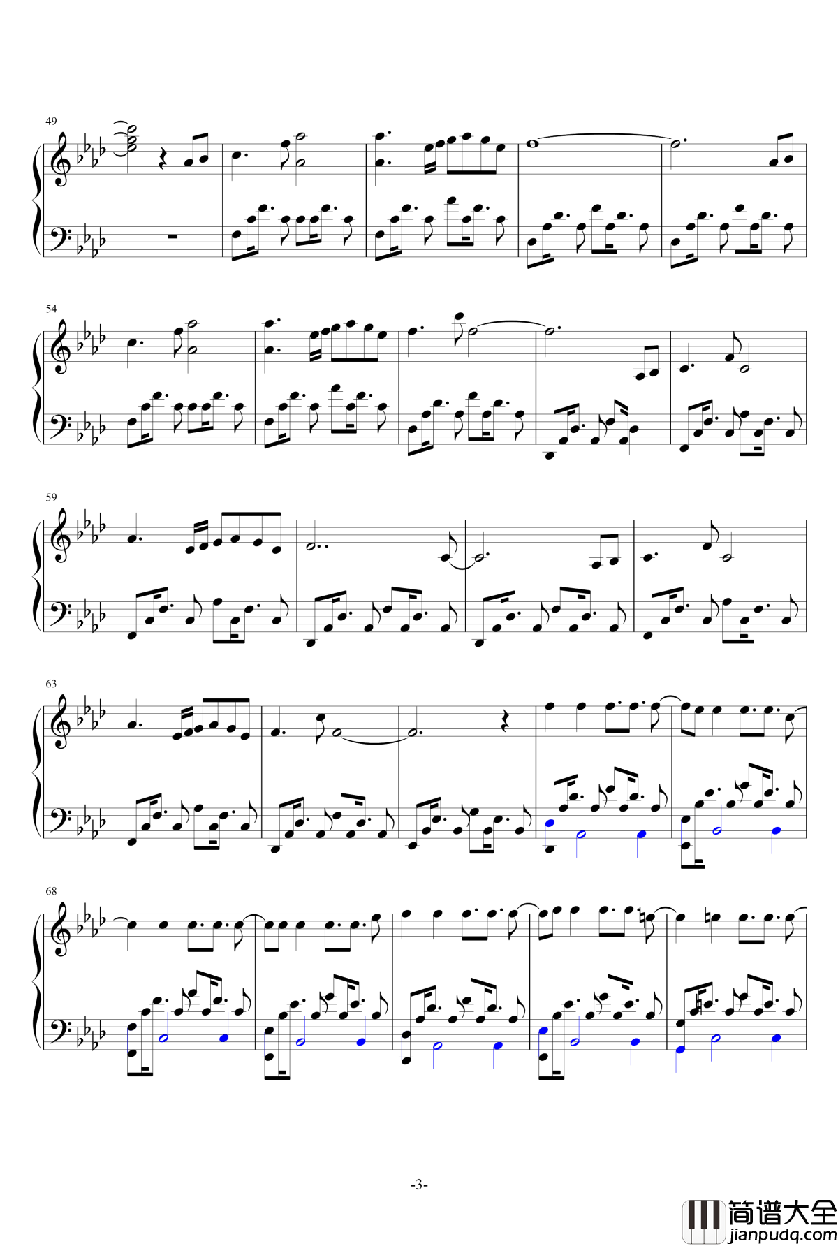 昼下がりの忧郁钢琴谱_东方_东方project