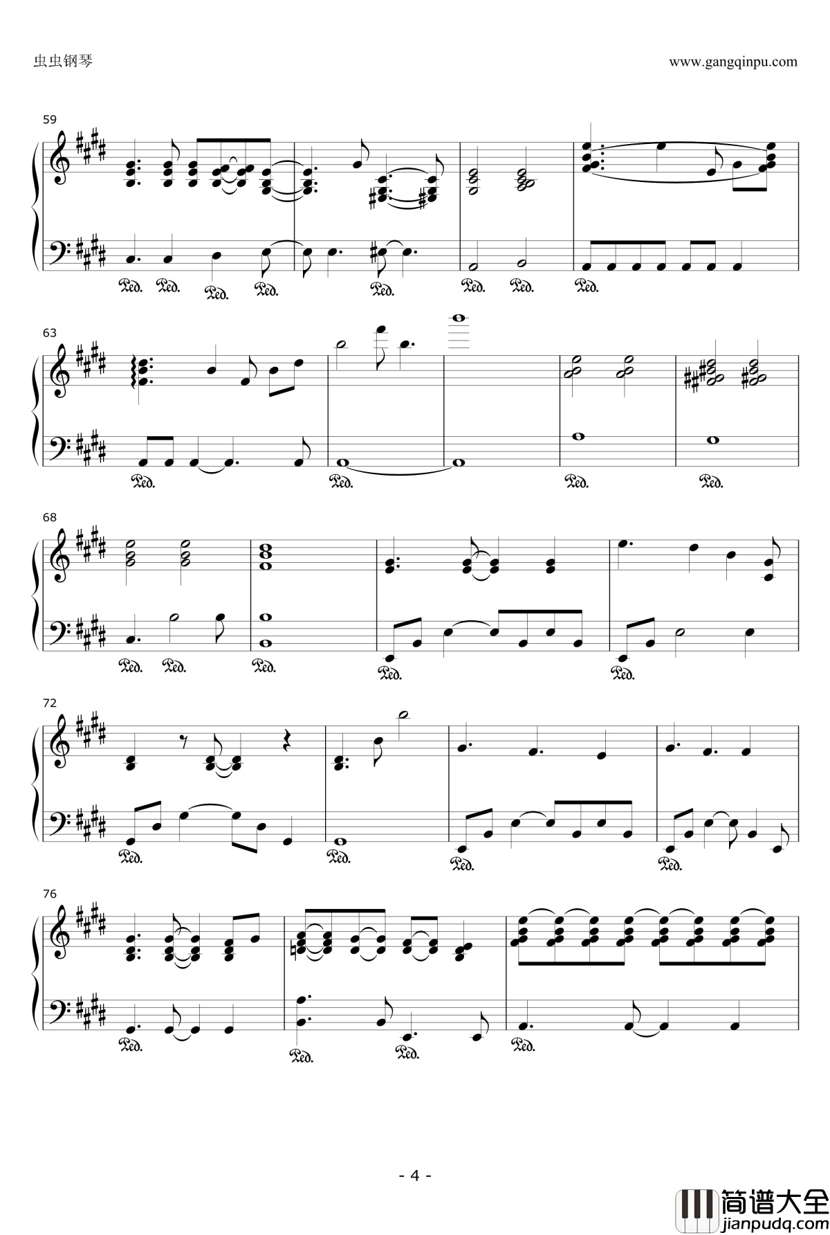 Need_You_Now钢琴谱_伴奏谱_Lady_Antebellum