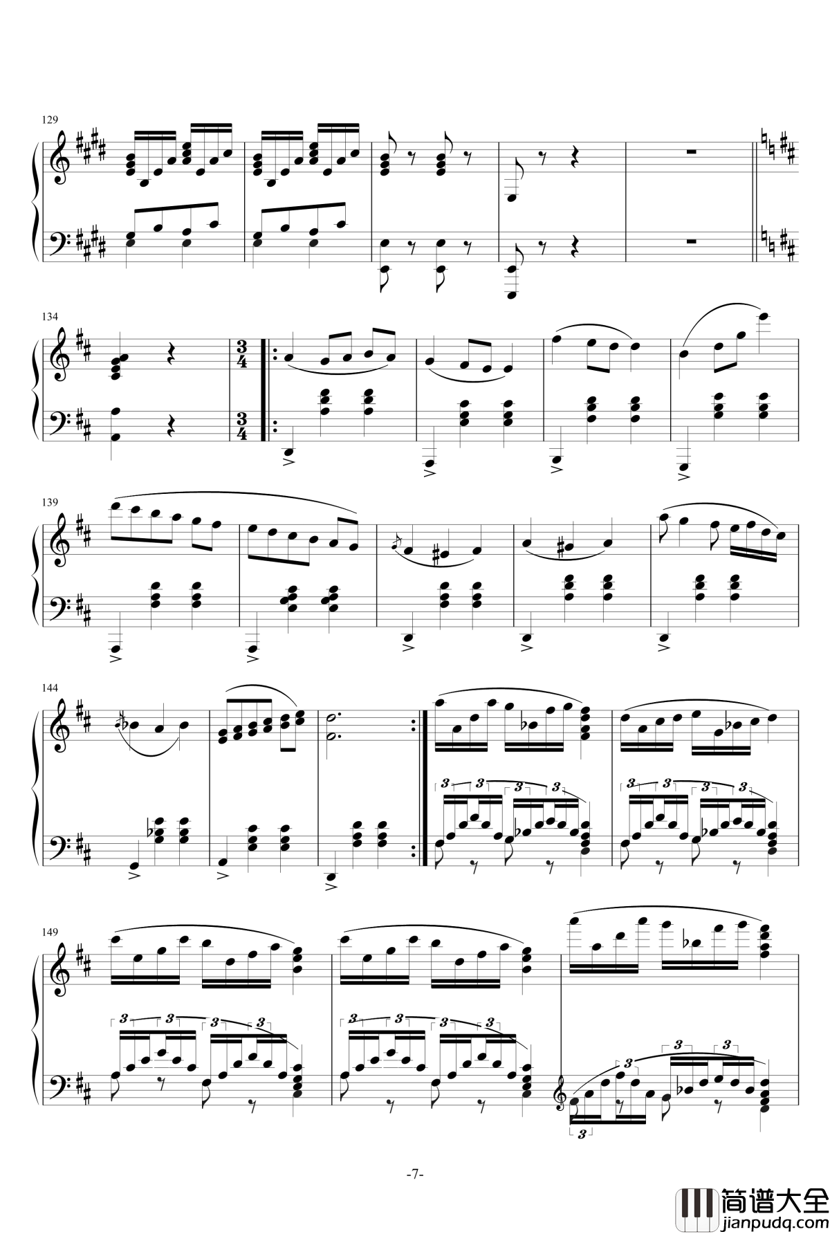 summer_holiday_6钢琴谱_一个球