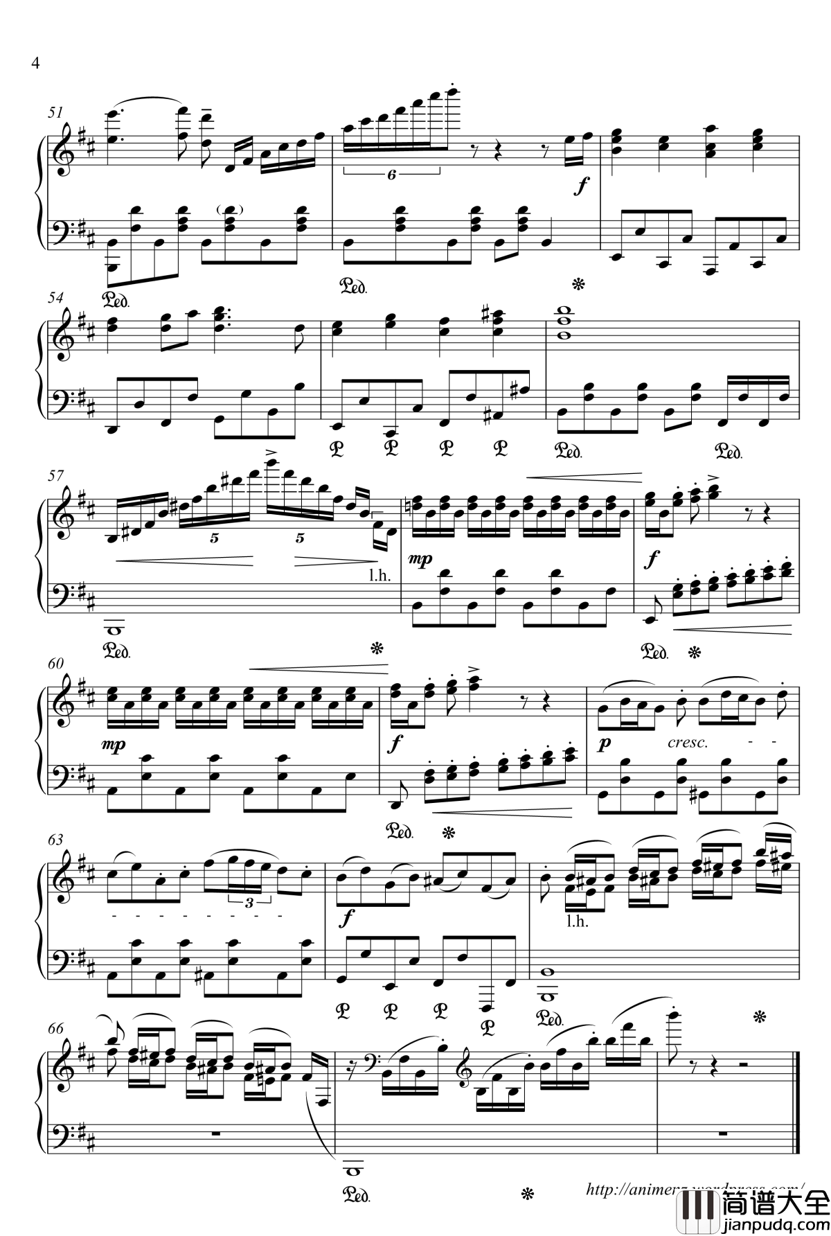 绯弹的亚里亚OP钢琴谱_Scarlet_Ballet