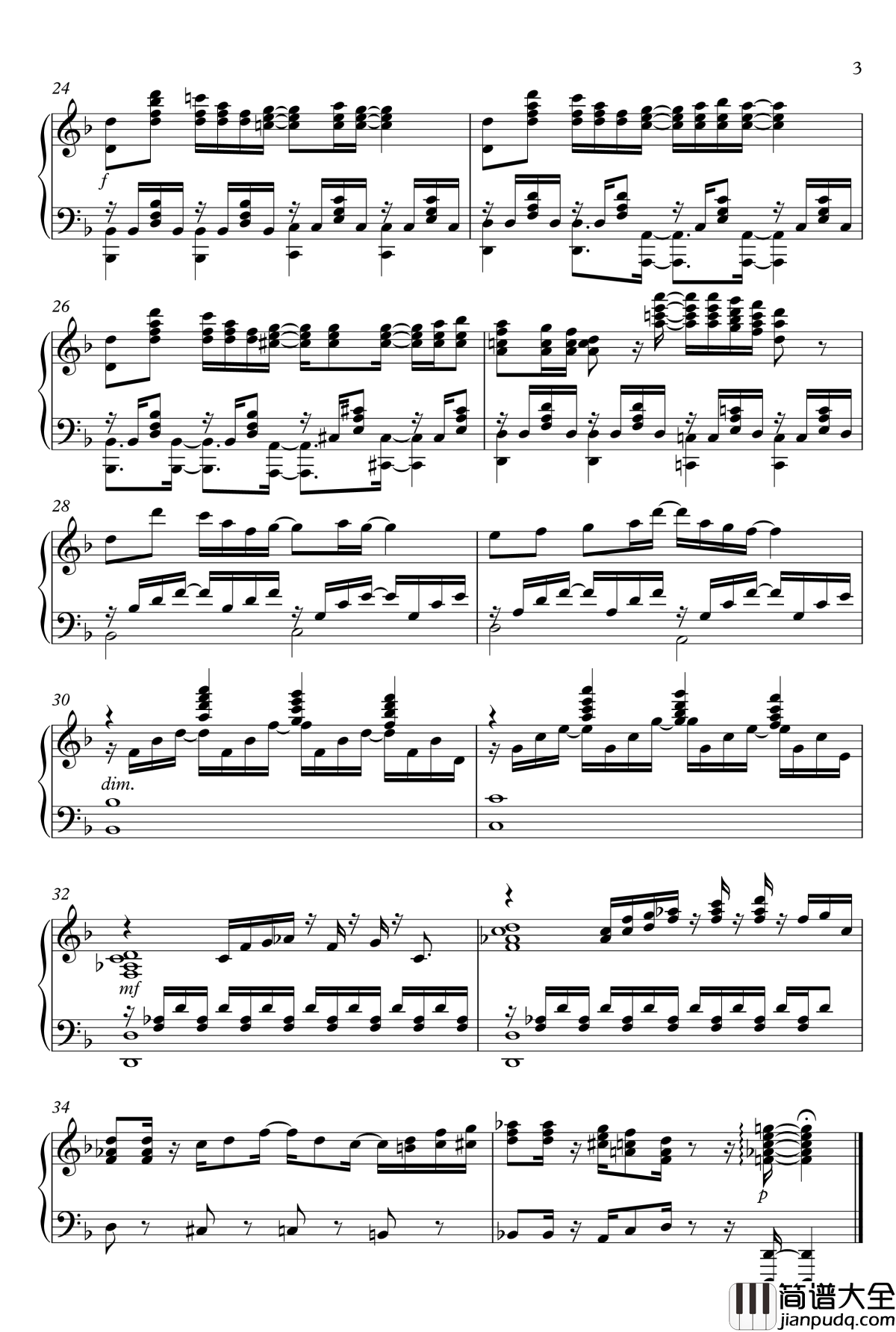 ED_Tutti!_TV_size钢琴谱_吹响!_上低音号_Era