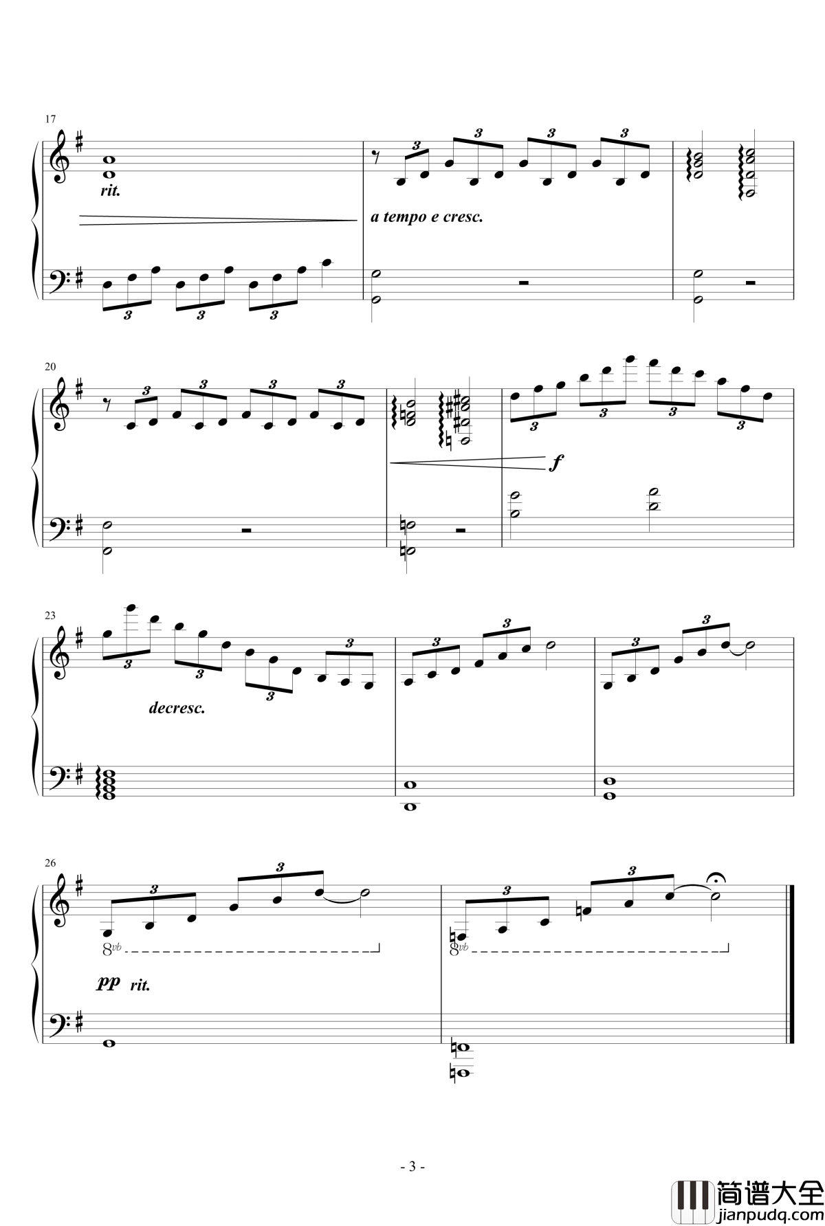 青山泉涌大自然的声音钢琴谱_二_天籁传声