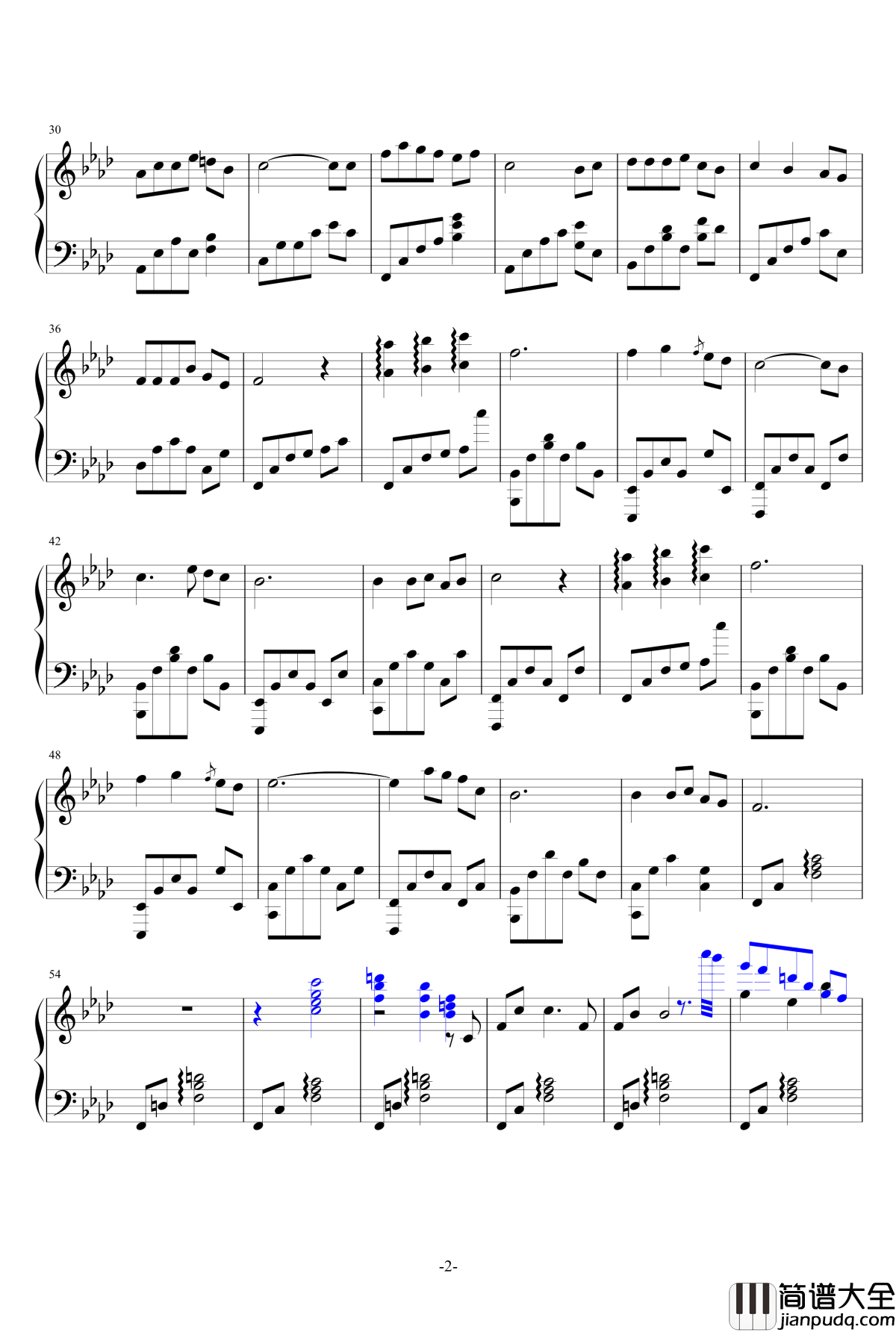 骑士王の夸り钢琴谱_骑士王的荣耀_川井宪次