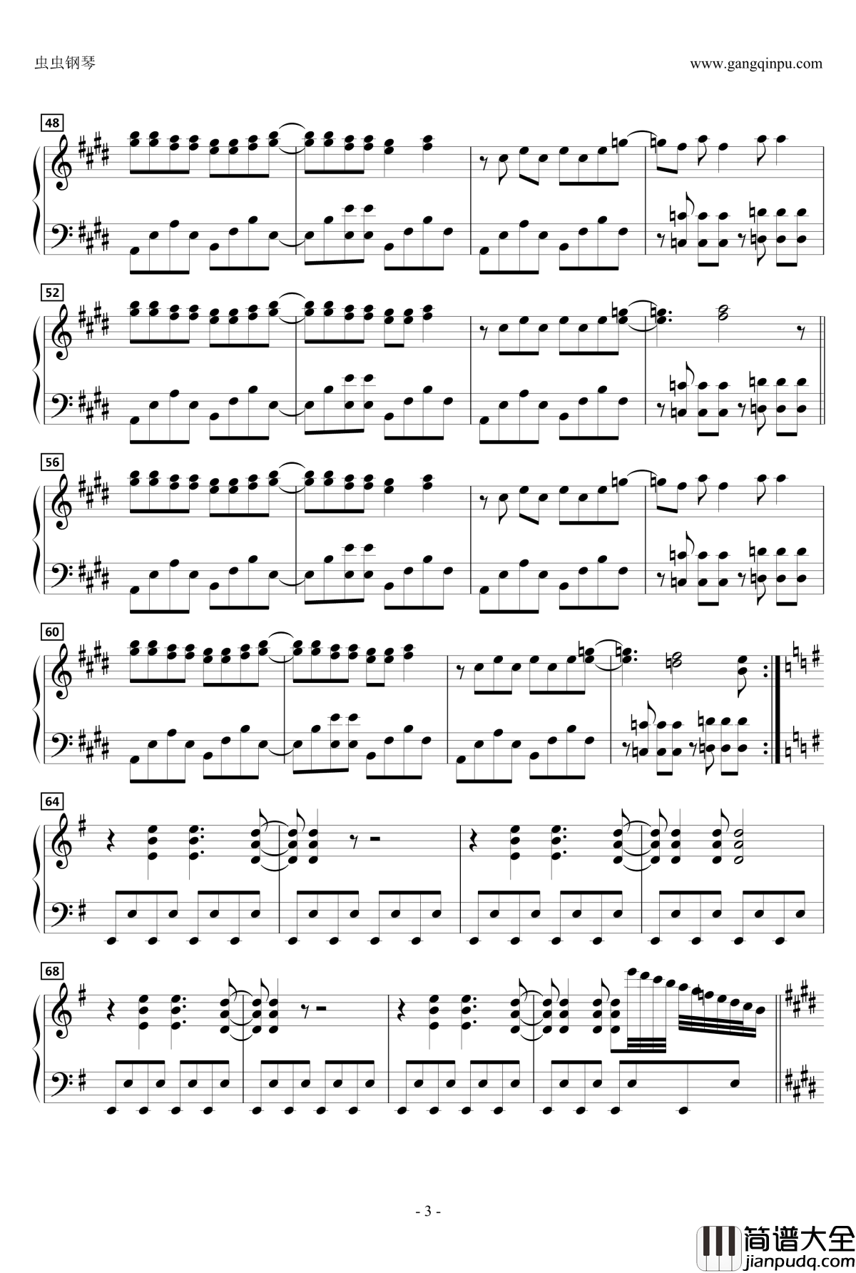 Cagayake!GIRLS钢琴谱_动漫