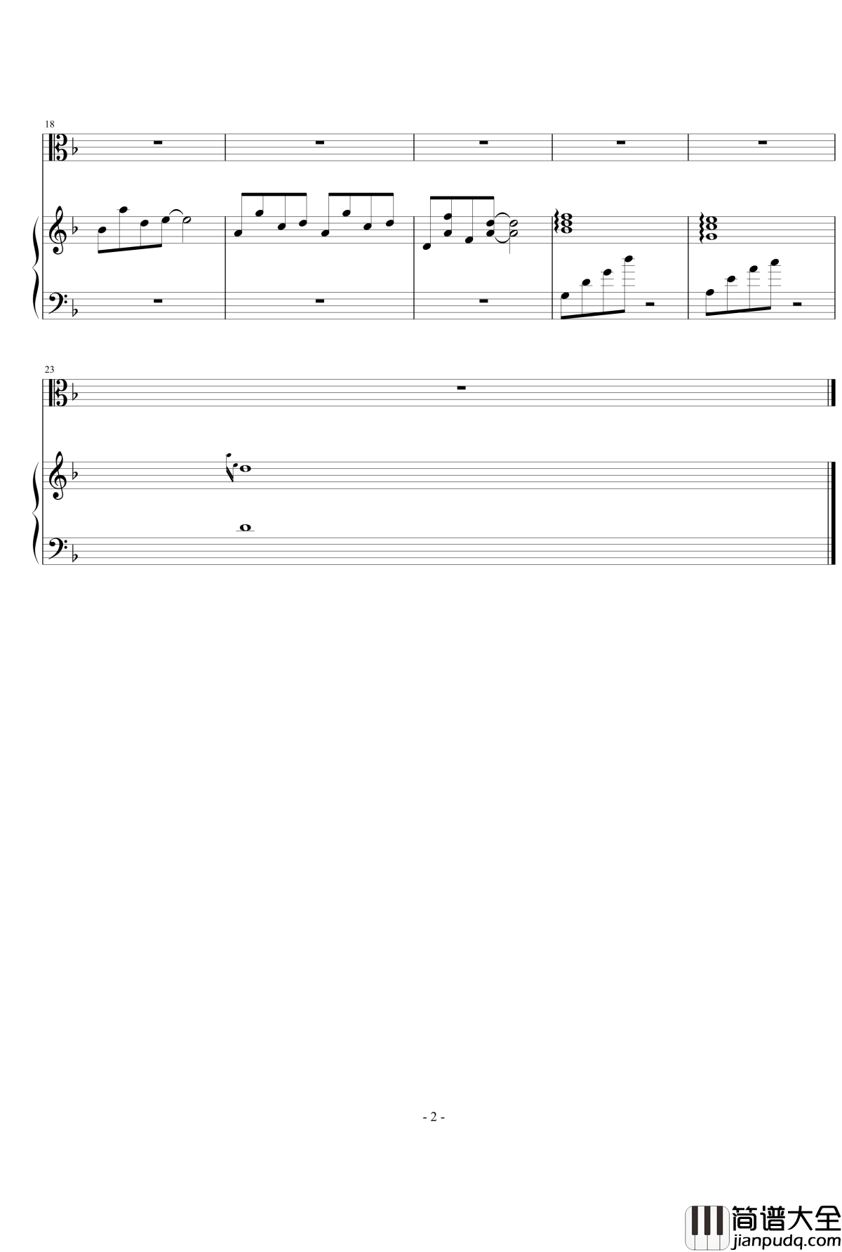 刀剑神域ENE钢琴谱_总谱