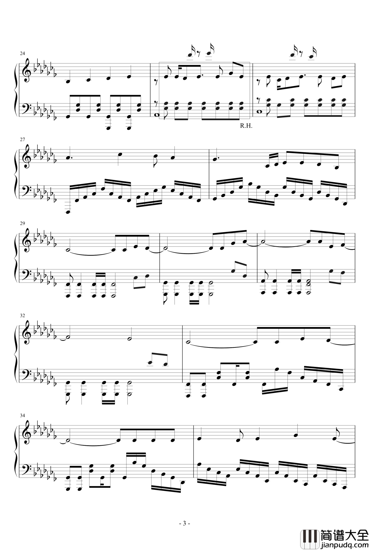 拂晓抵达钢琴谱_初音未来_[初音×巡音]