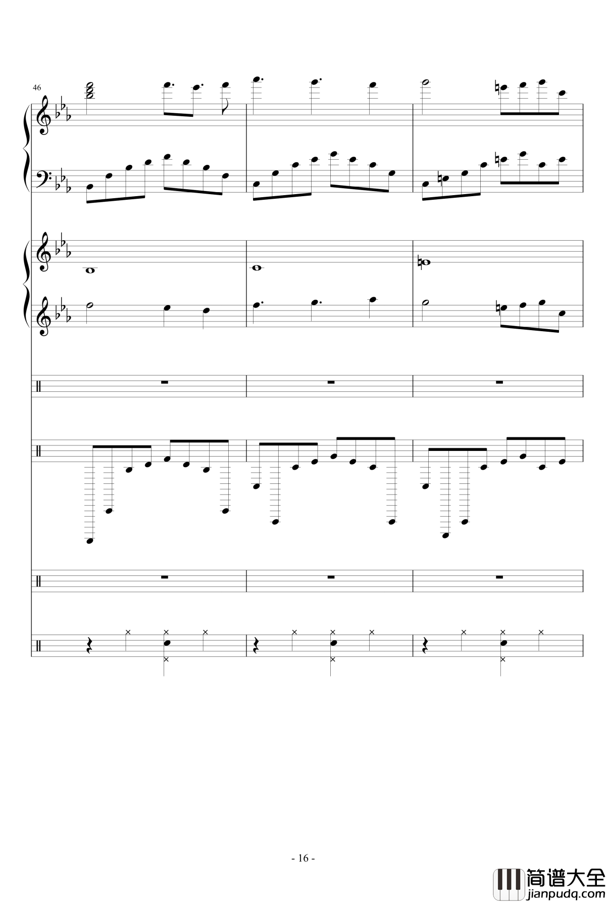 错逝钢琴谱_Ydolem