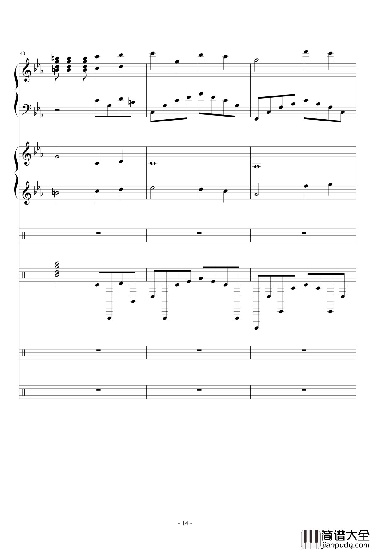 错逝钢琴谱_Ydolem