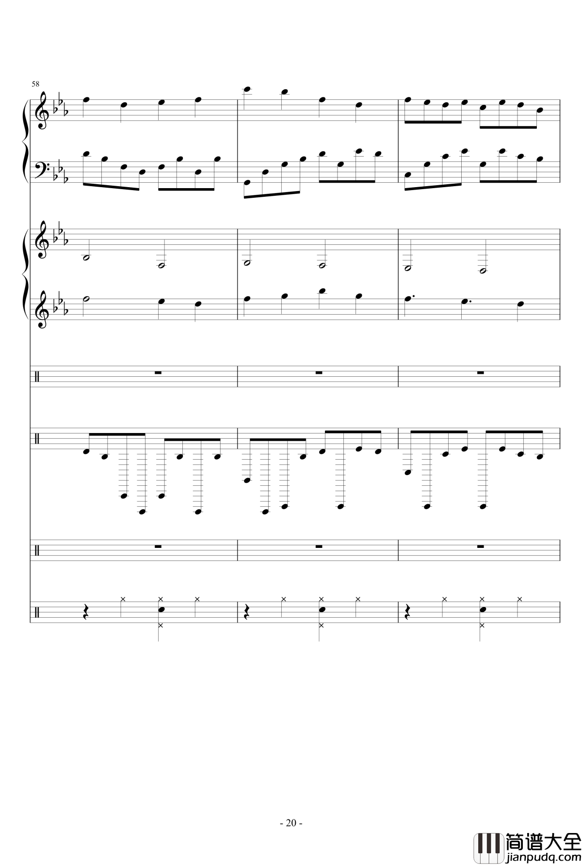 错逝钢琴谱_Ydolem