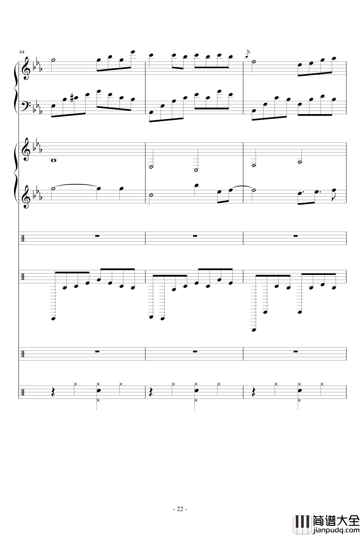 错逝钢琴谱_Ydolem