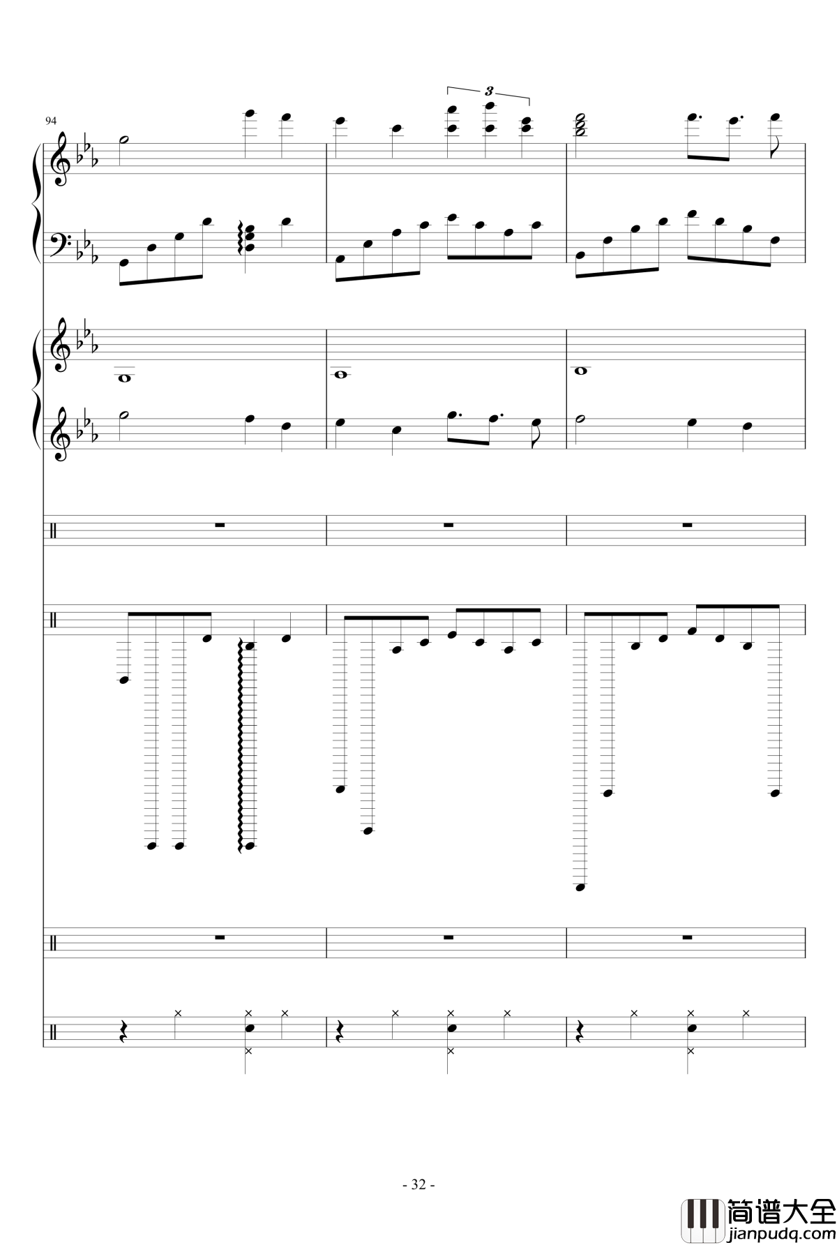 错逝钢琴谱_Ydolem