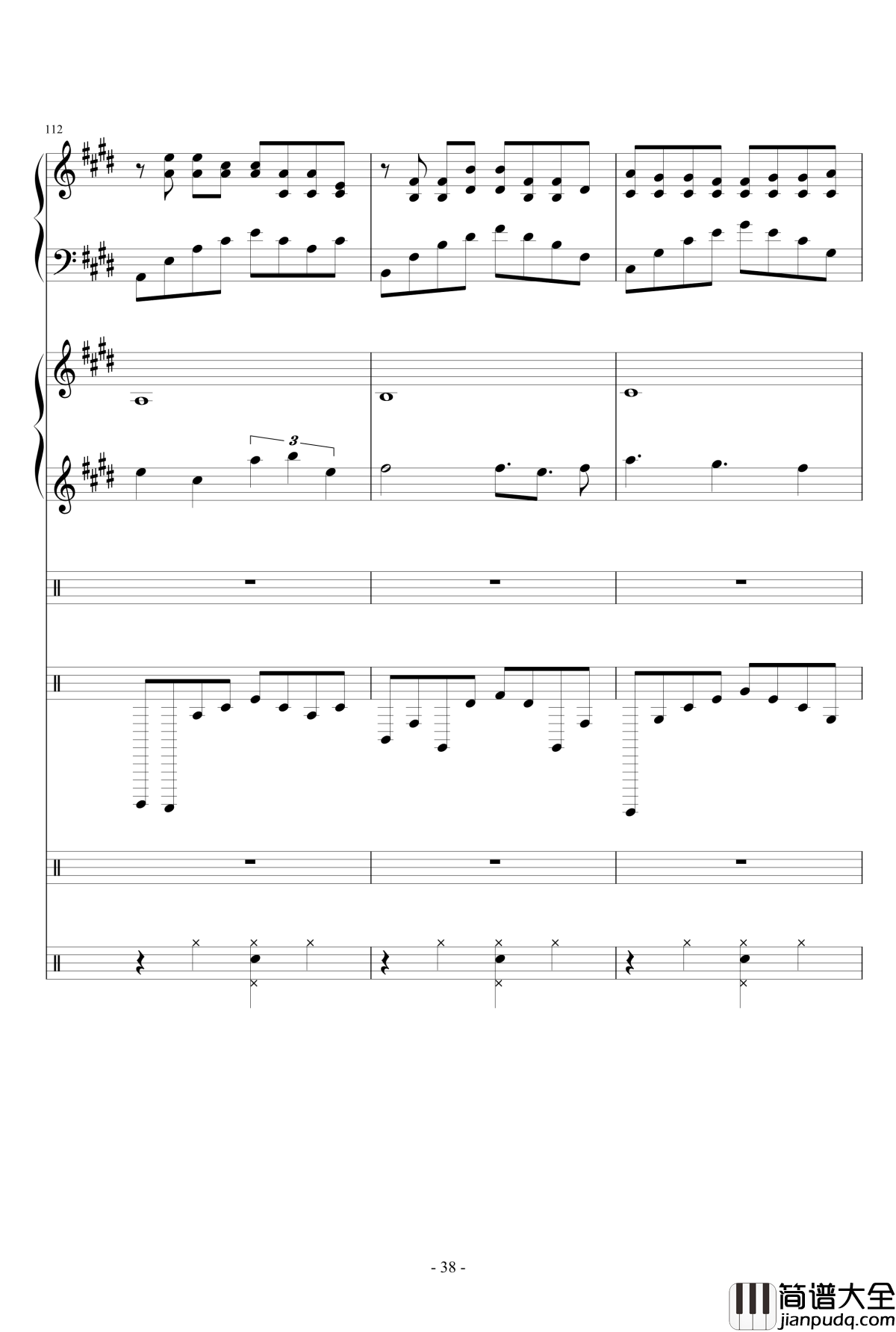 错逝钢琴谱_Ydolem