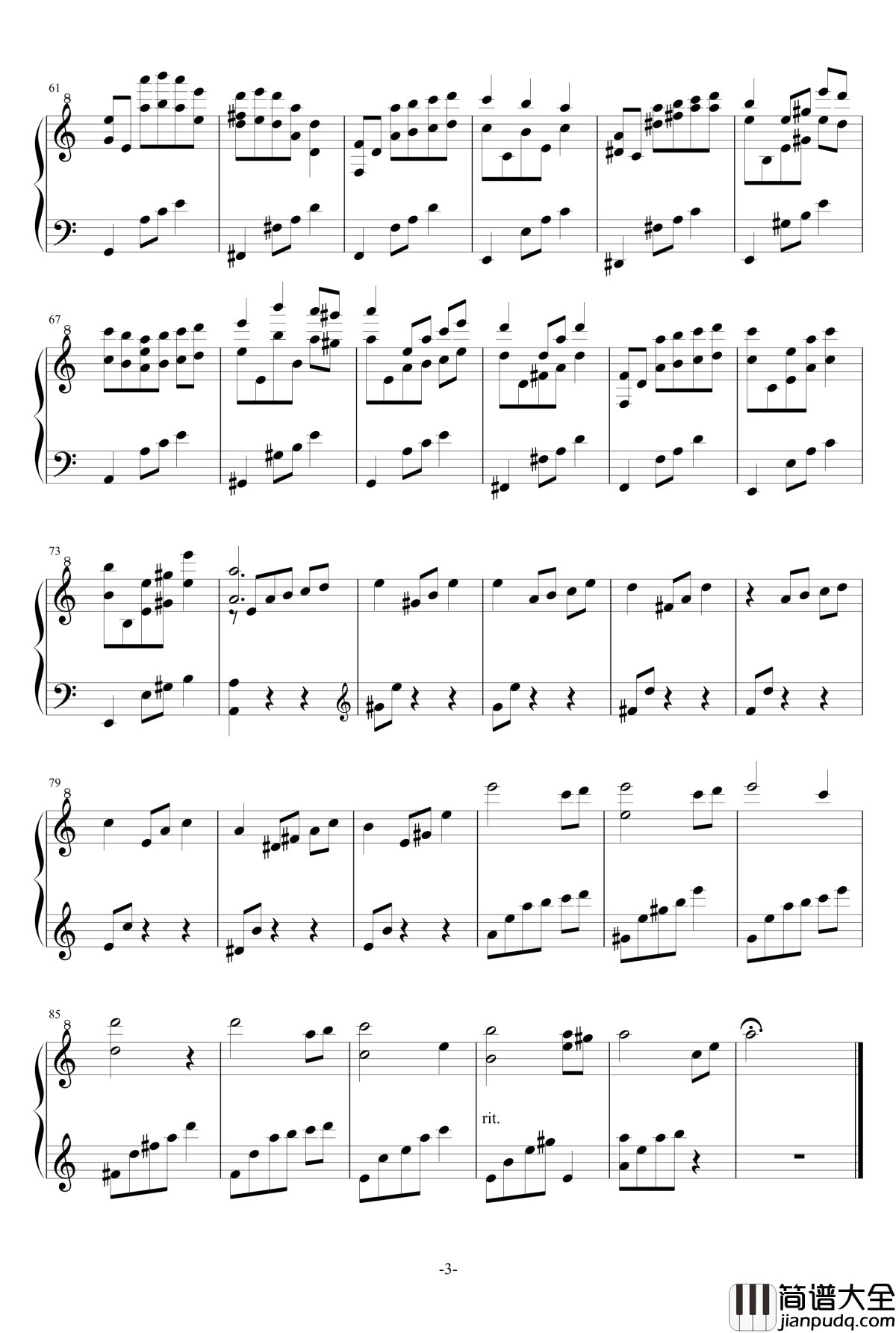 _Memory_(イヴ)(basertyu)Ib钢琴谱_恐怖美术馆_恐怖美术馆