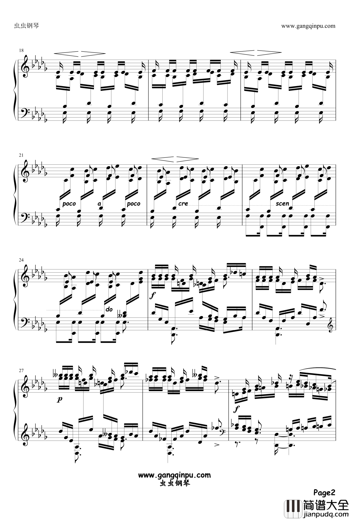 伊斯拉美钢琴谱_Mily_Balakirev