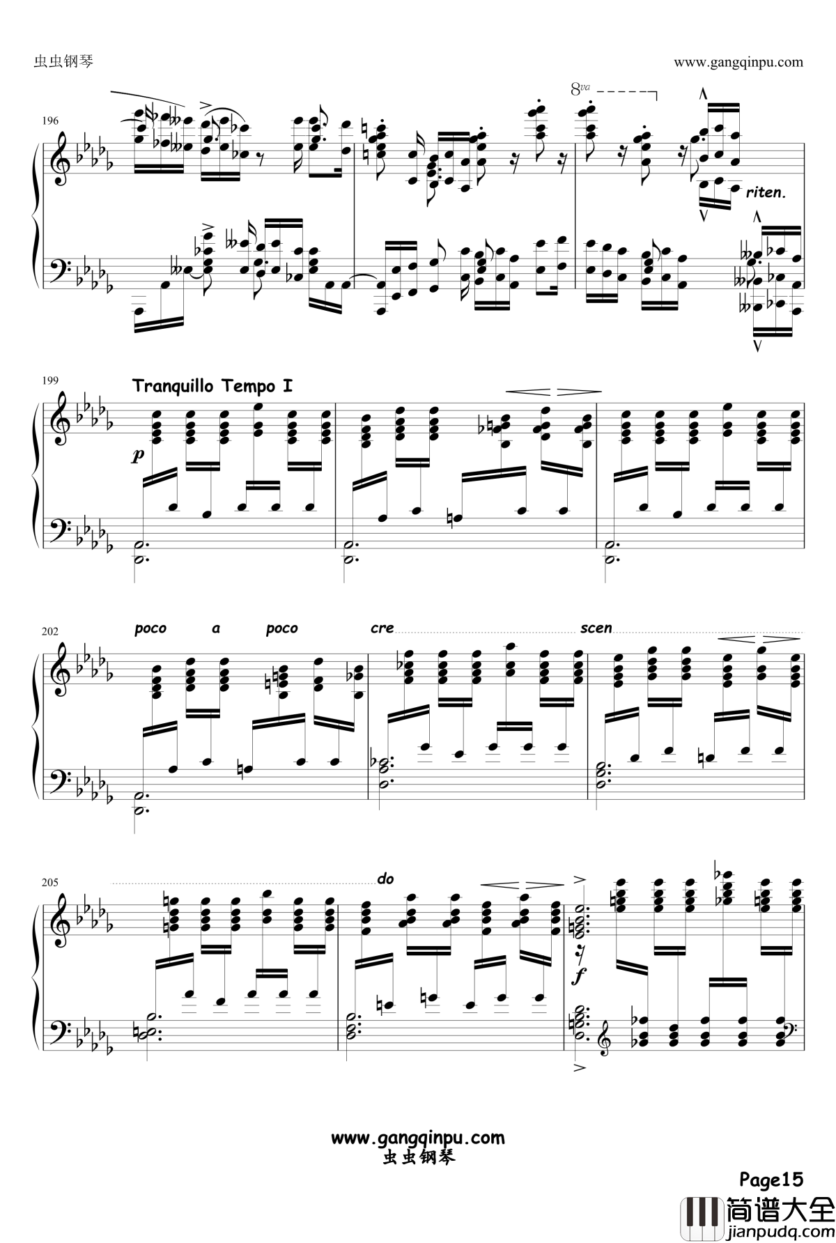 伊斯拉美钢琴谱_Mily_Balakirev