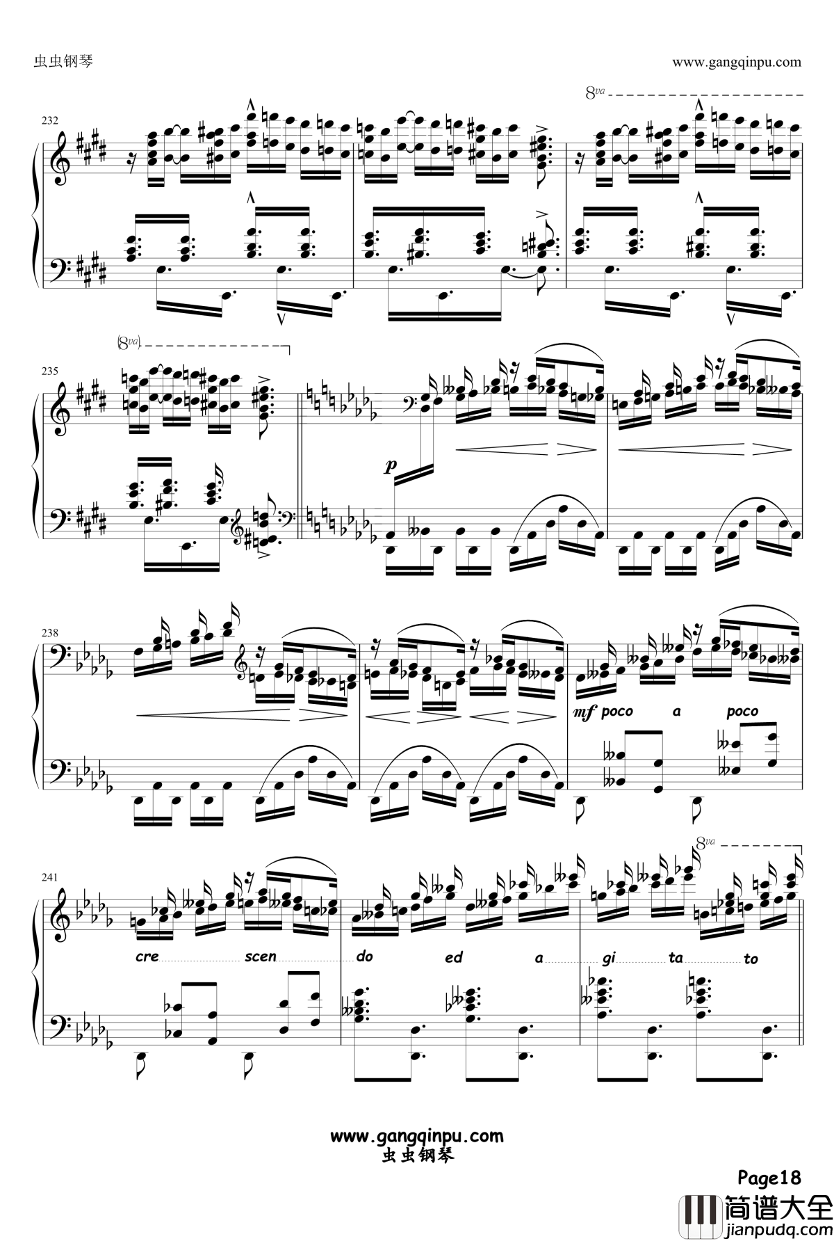 伊斯拉美钢琴谱_Mily_Balakirev