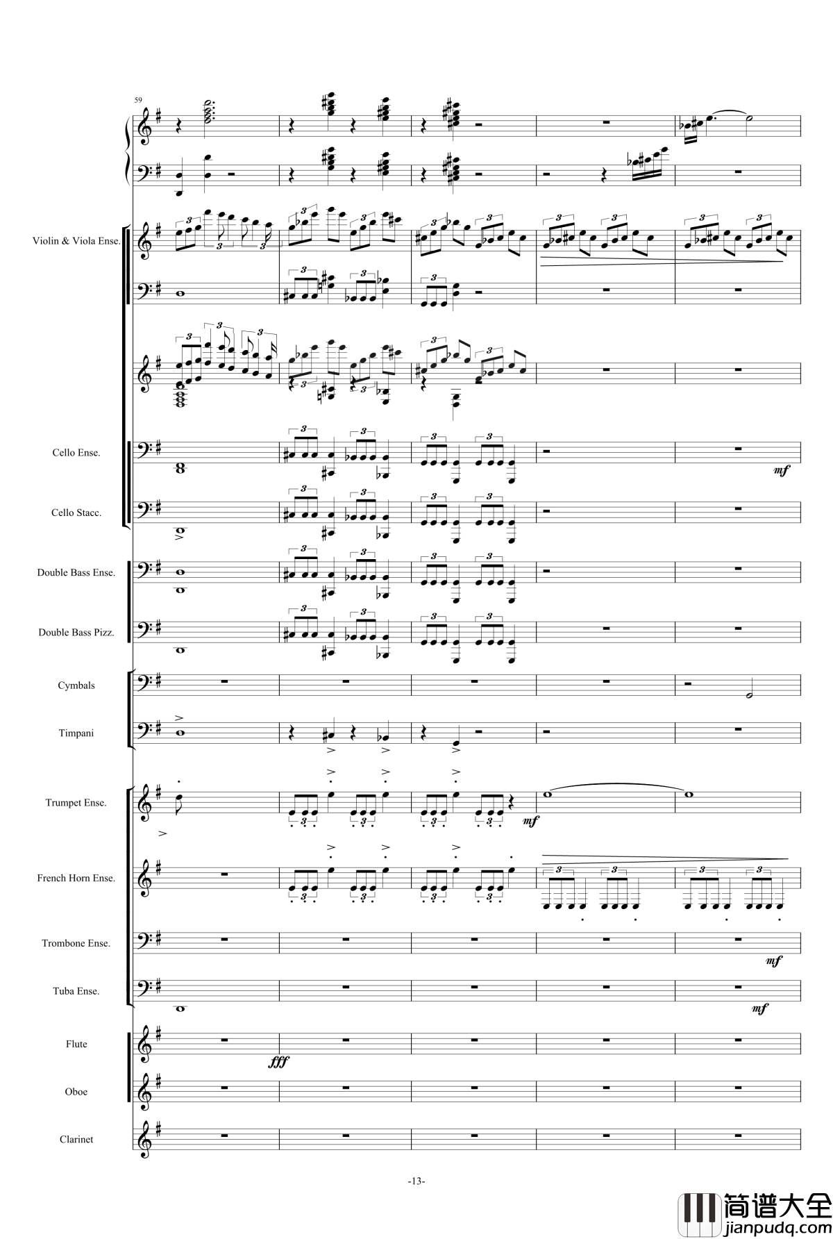 新世界协奏曲_总谱钢琴谱_马克西姆_Maksim·Mrvica