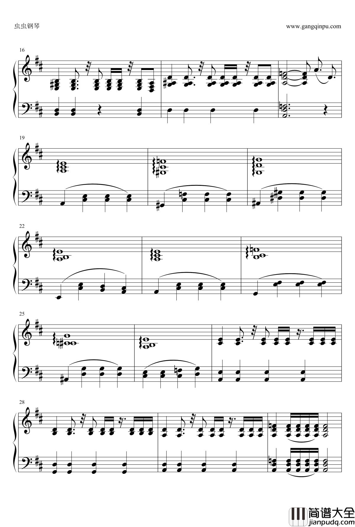 Color_Ring_/_彩铃钢琴谱_WINNER