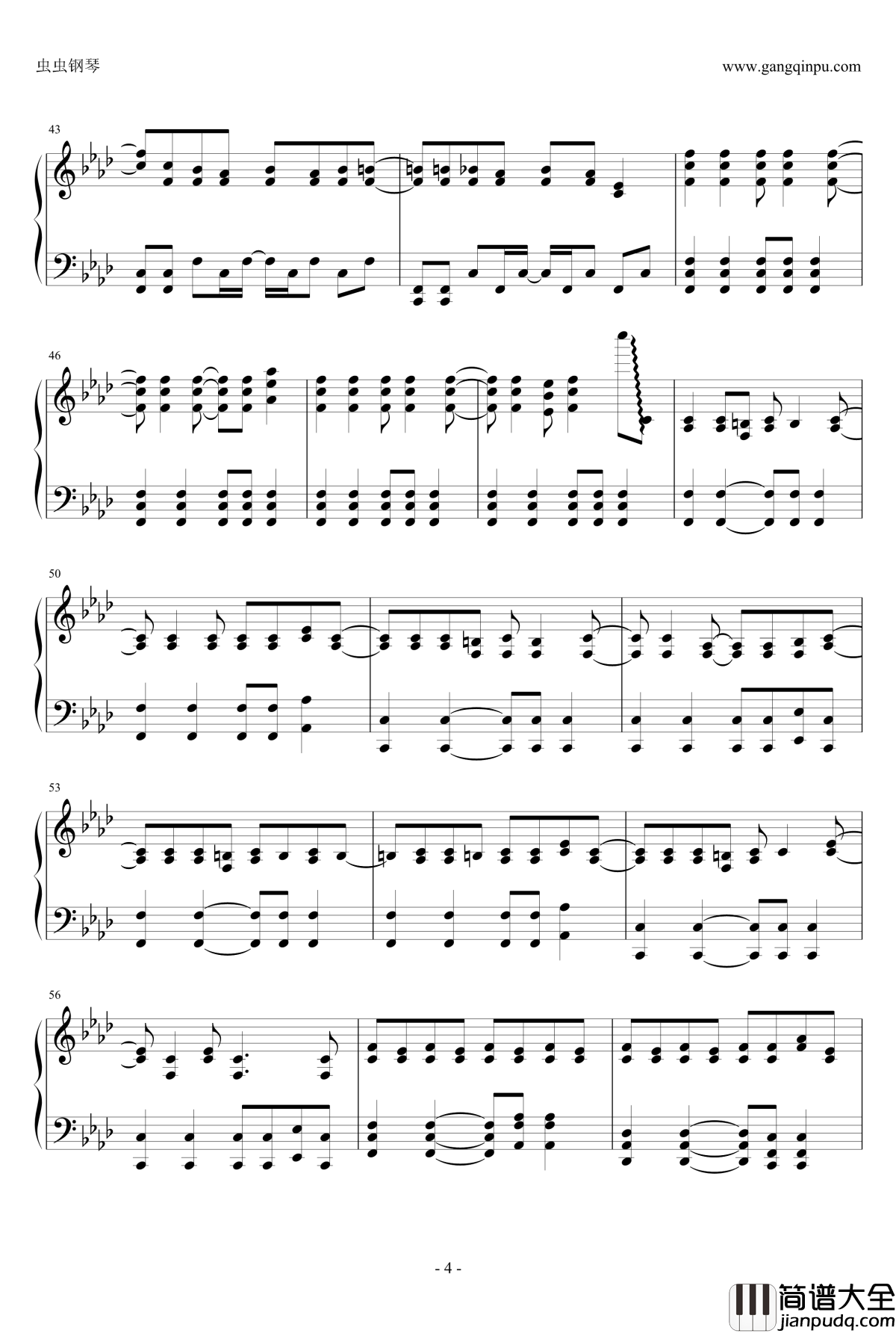 被害妄想携帯女子钢琴谱_笑_GUMI