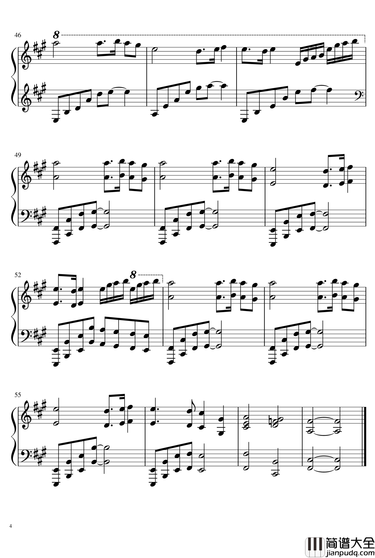 多少年以后钢琴谱_Years_Later_吕恒