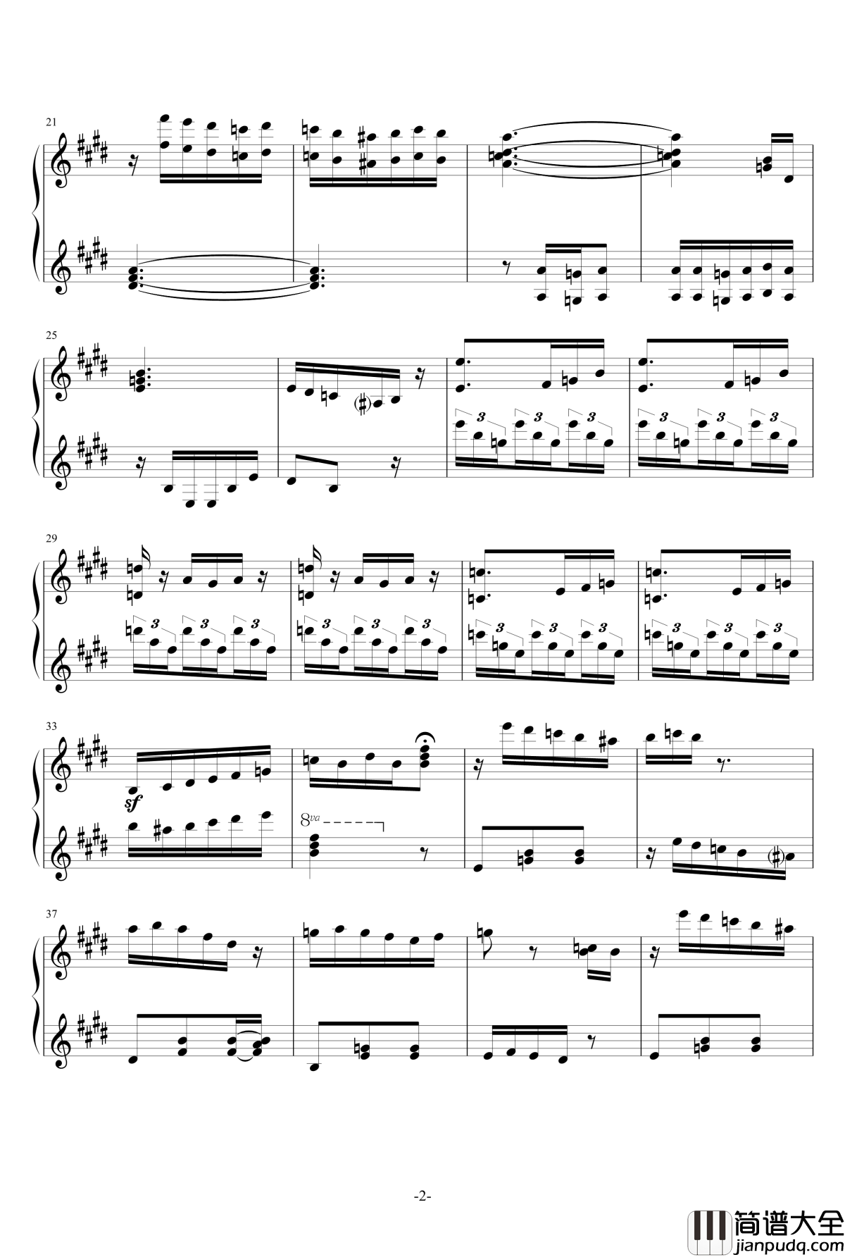 窃贼之歌钢琴谱_一分钟练习曲_velvetvalley