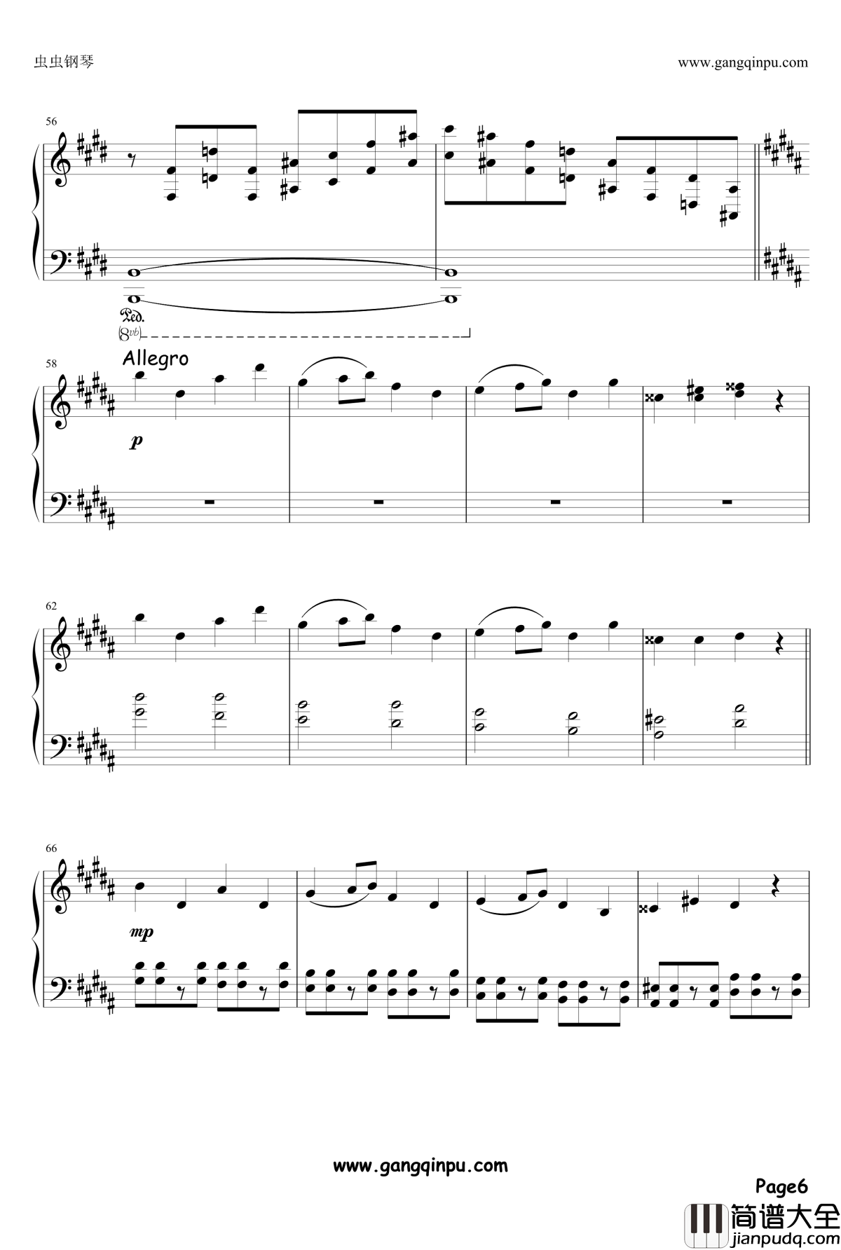 Zektbach叙事诗钢琴谱_第三章_Zektbach