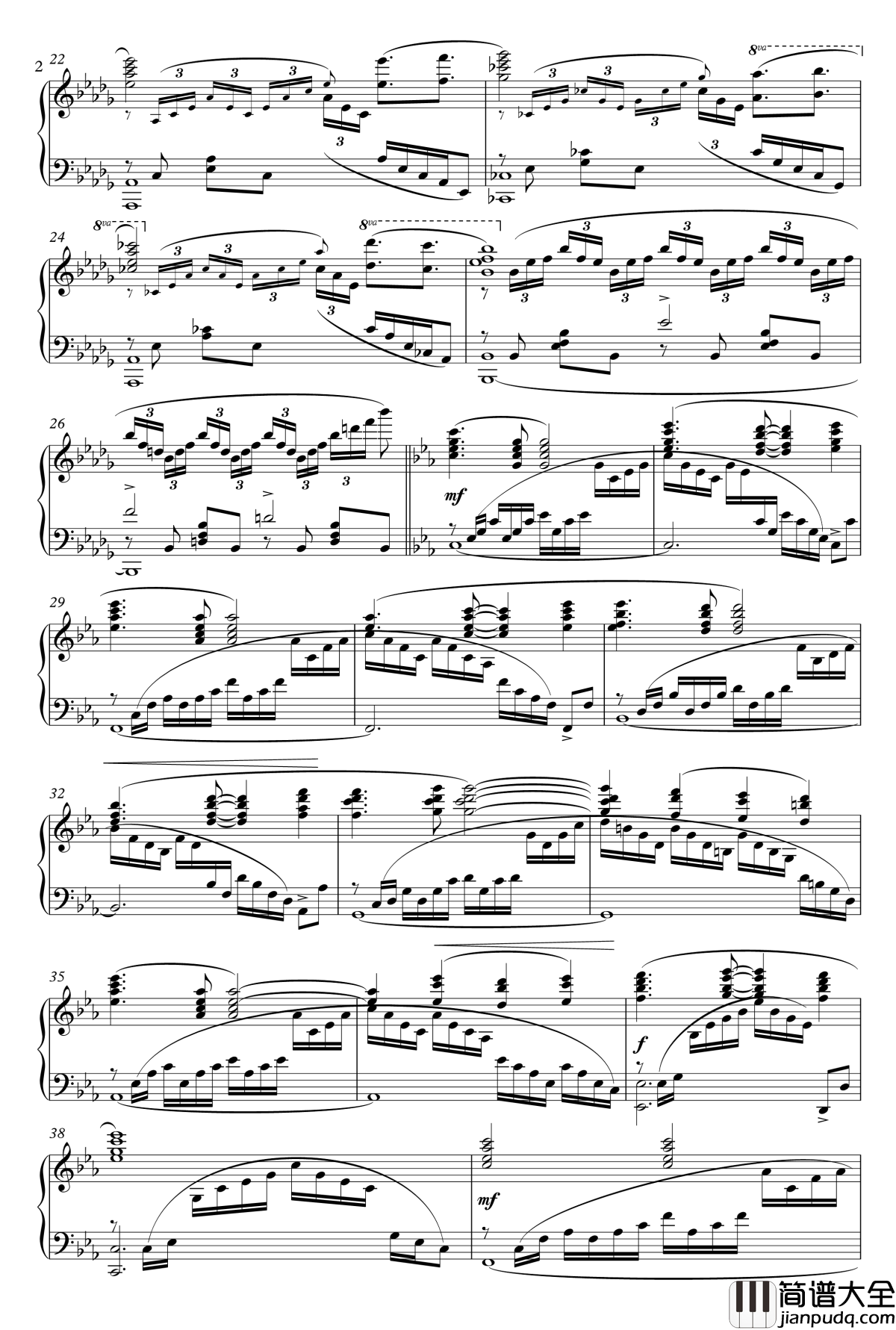 Swordland钢琴谱_Main_Theme_Animenz_刀剑神域_OST【Animenz】