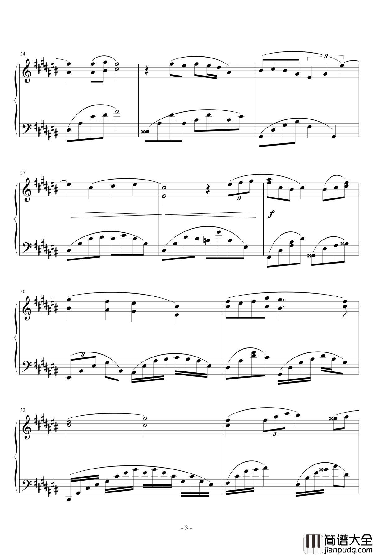 淡淡的阳光钢琴谱_天籁传声