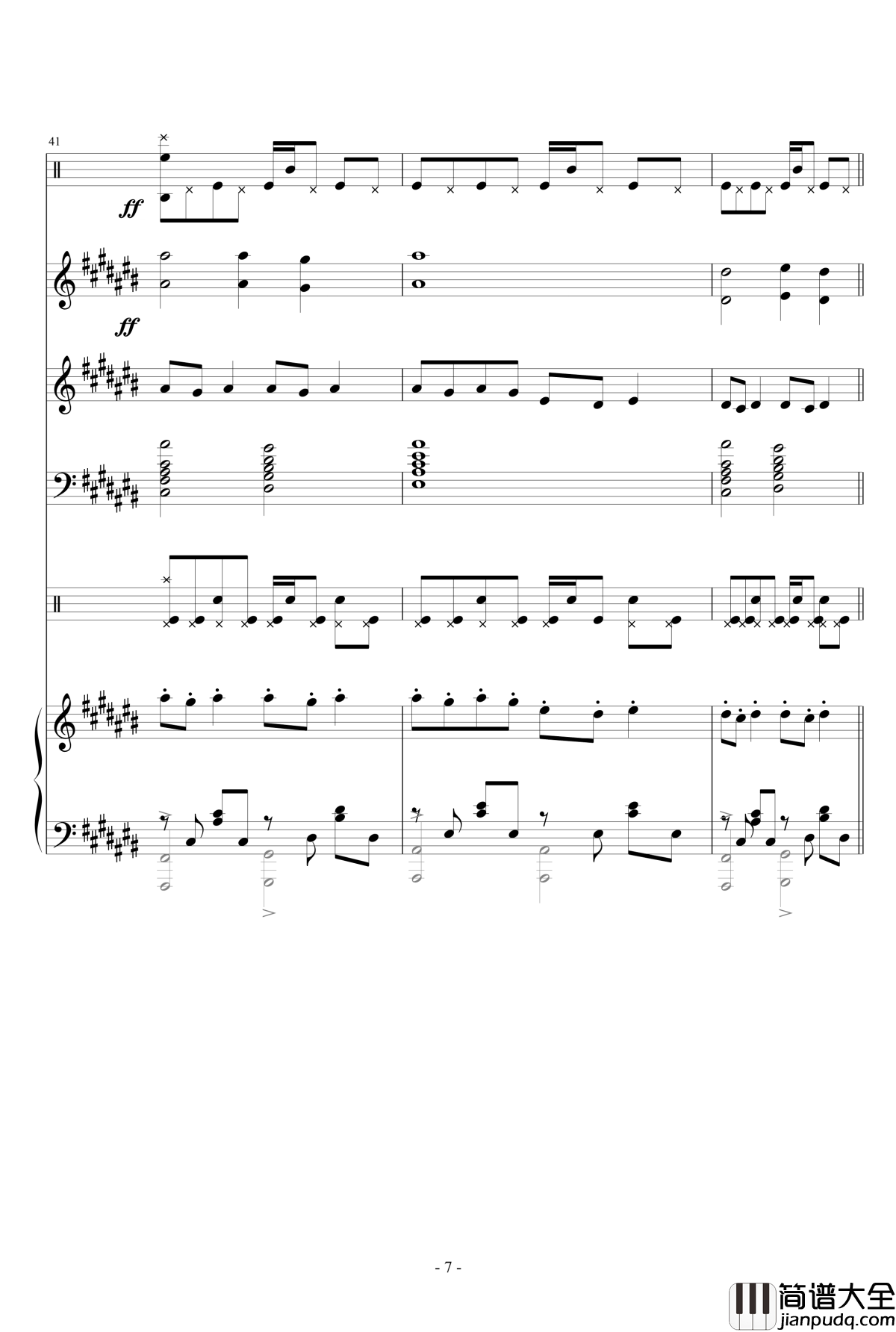 江苏游钢琴谱_瑜乐星