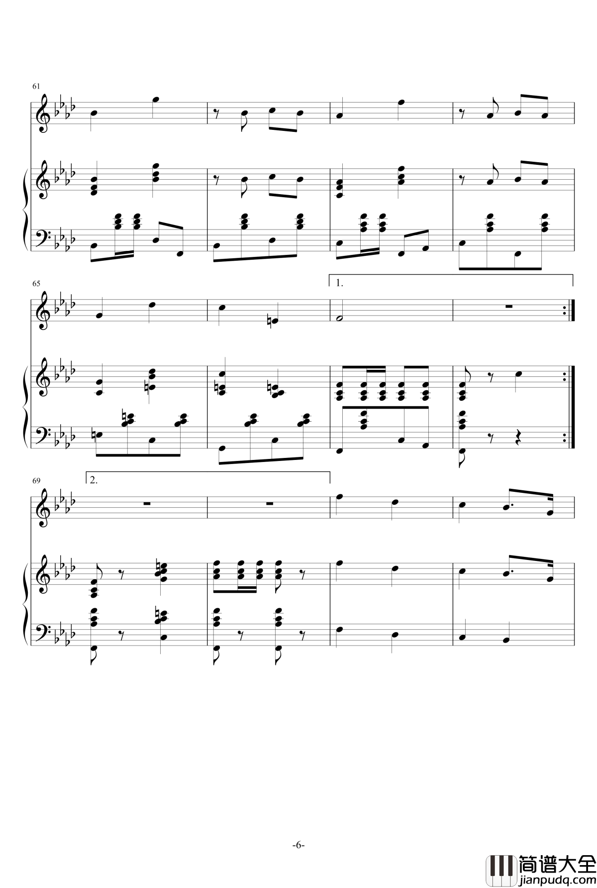 斯拉夫送行曲钢琴谱_苏联军乐