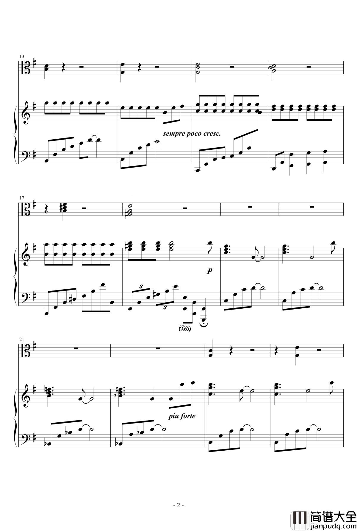 绽放钢琴谱_天籁传声