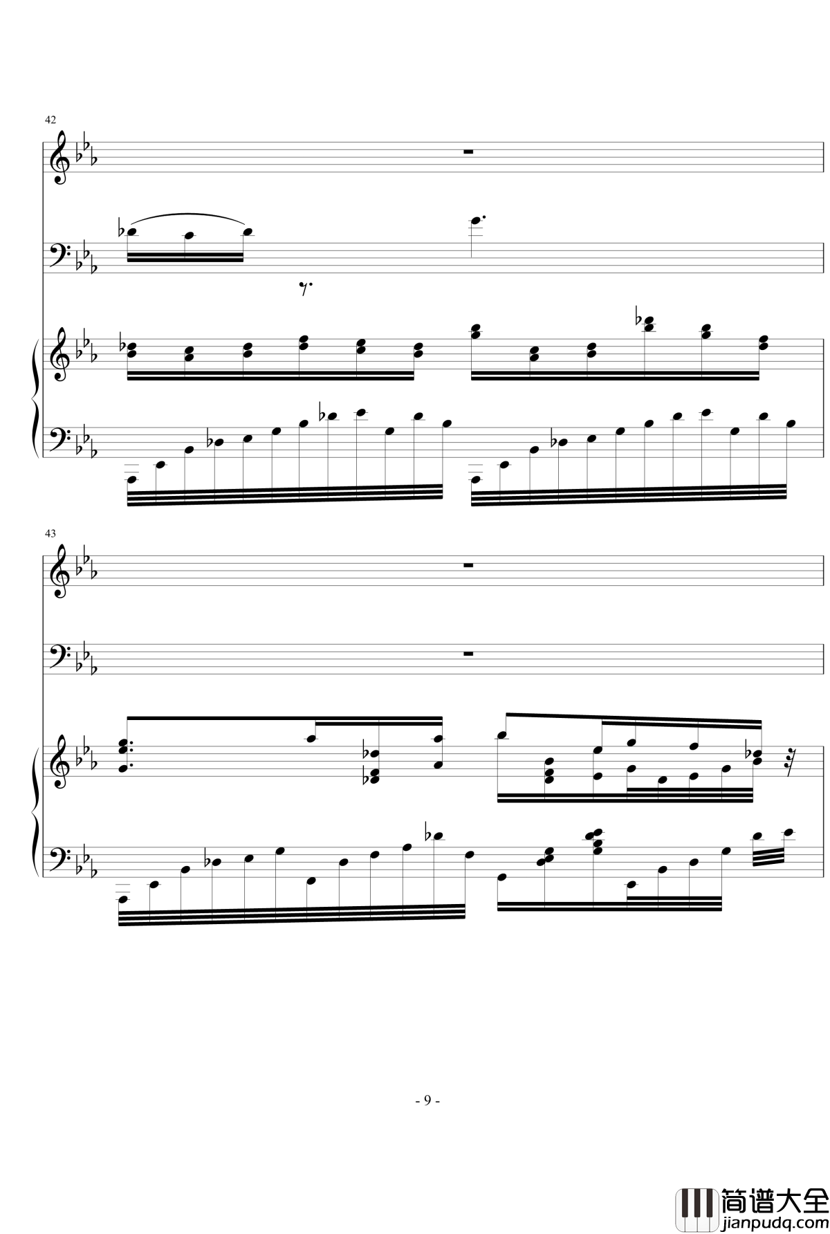 Trio_piece钢琴谱_nyride_随写三重奏小品