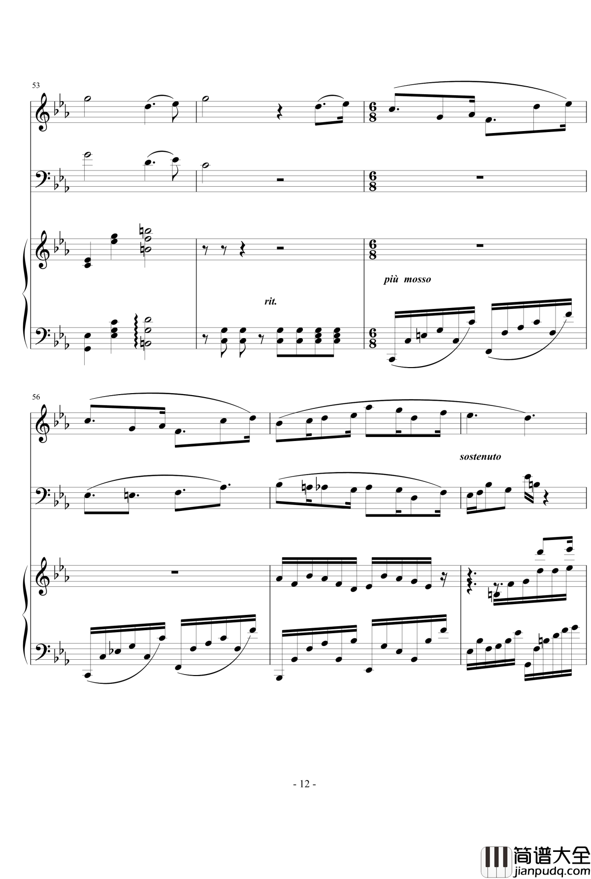 Trio_piece钢琴谱_nyride_随写三重奏小品