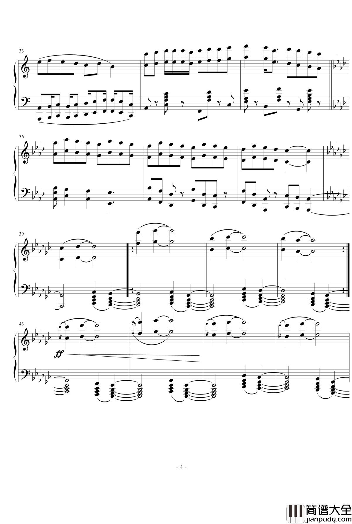 快乐钢琴谱_即兴第五首_廖汝翔