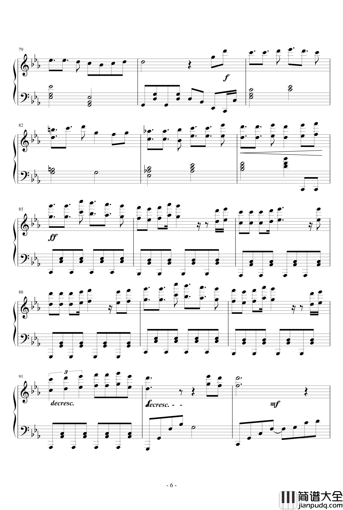 狂音§钢琴谱_Enigma