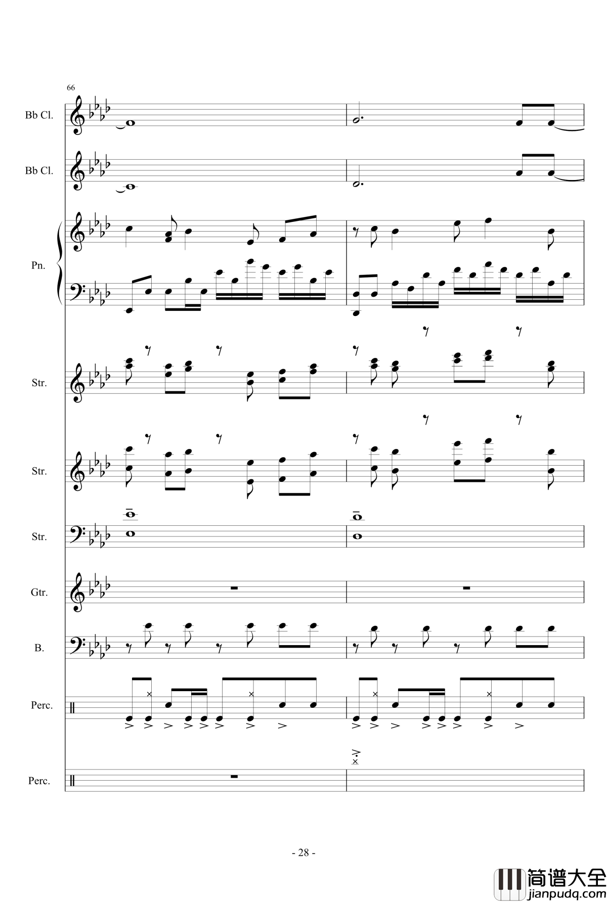 可塑性记忆OP钢琴谱_Ring_of_Fortune_佐佐木惠梨