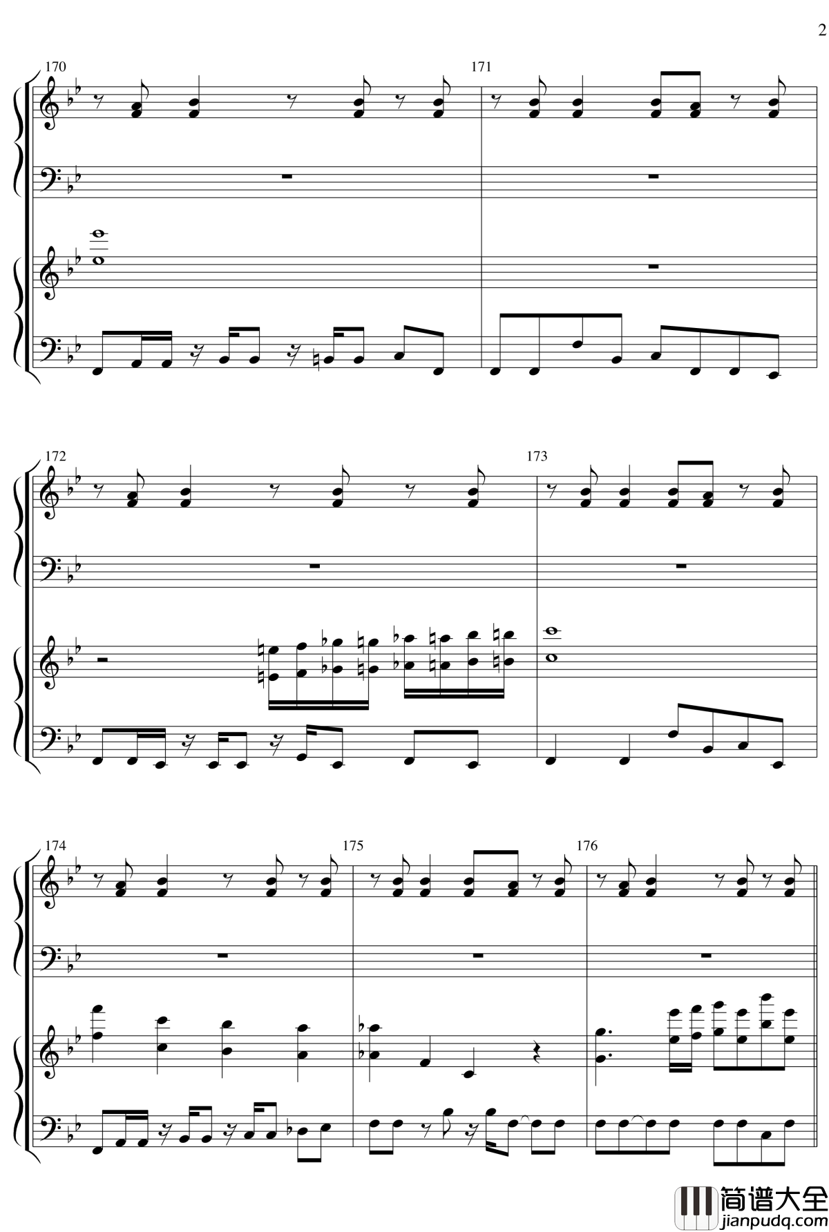 超时空要塞FOP钢琴谱_菅野よう子_ライオン_Lion_超时空要塞