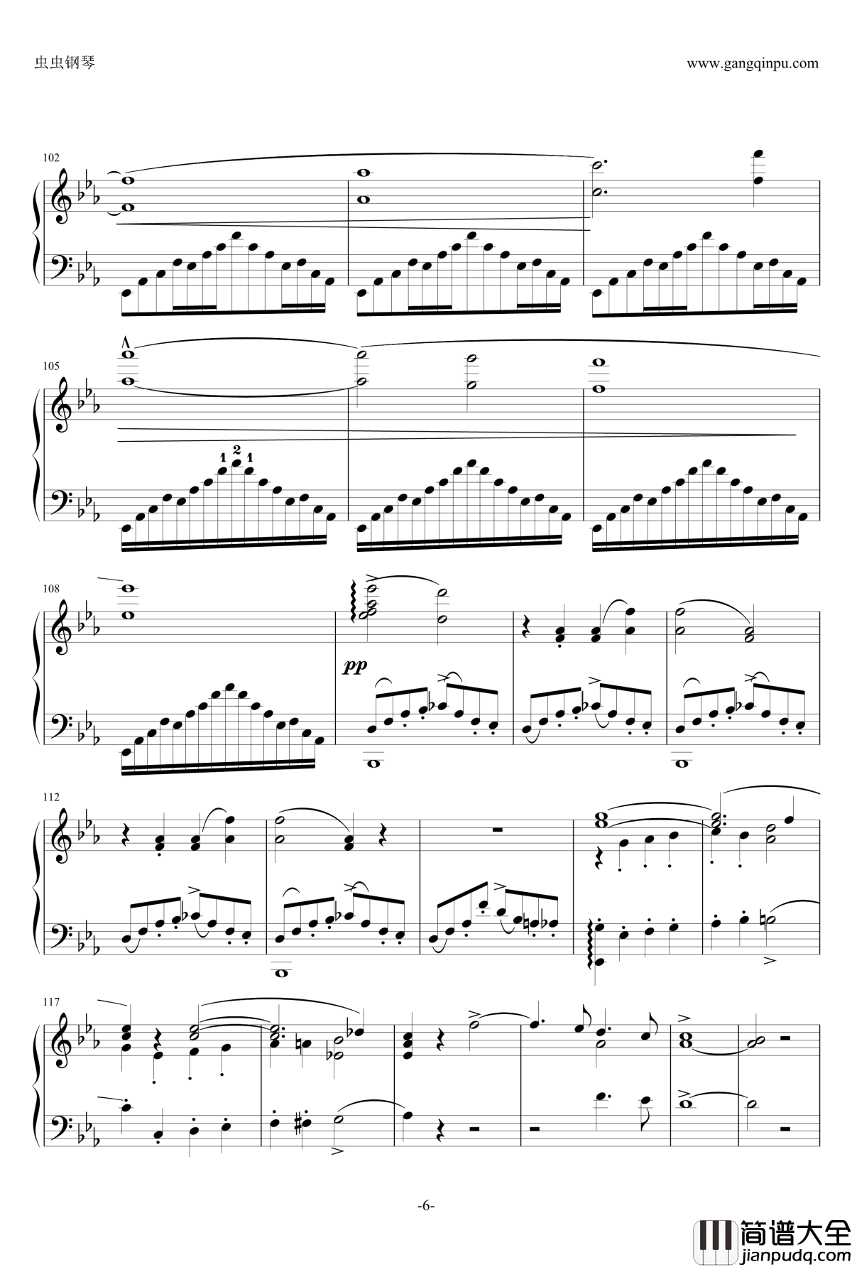 自由射手序曲钢琴谱_韦伯_李斯特