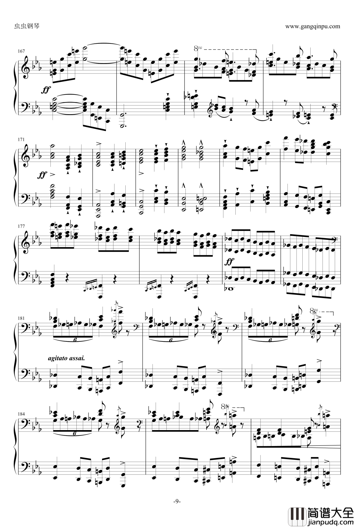 自由射手序曲钢琴谱_韦伯_李斯特