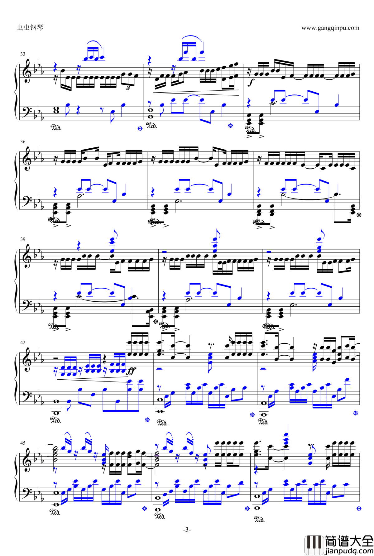 我的天空钢琴谱_贝贝秀儿