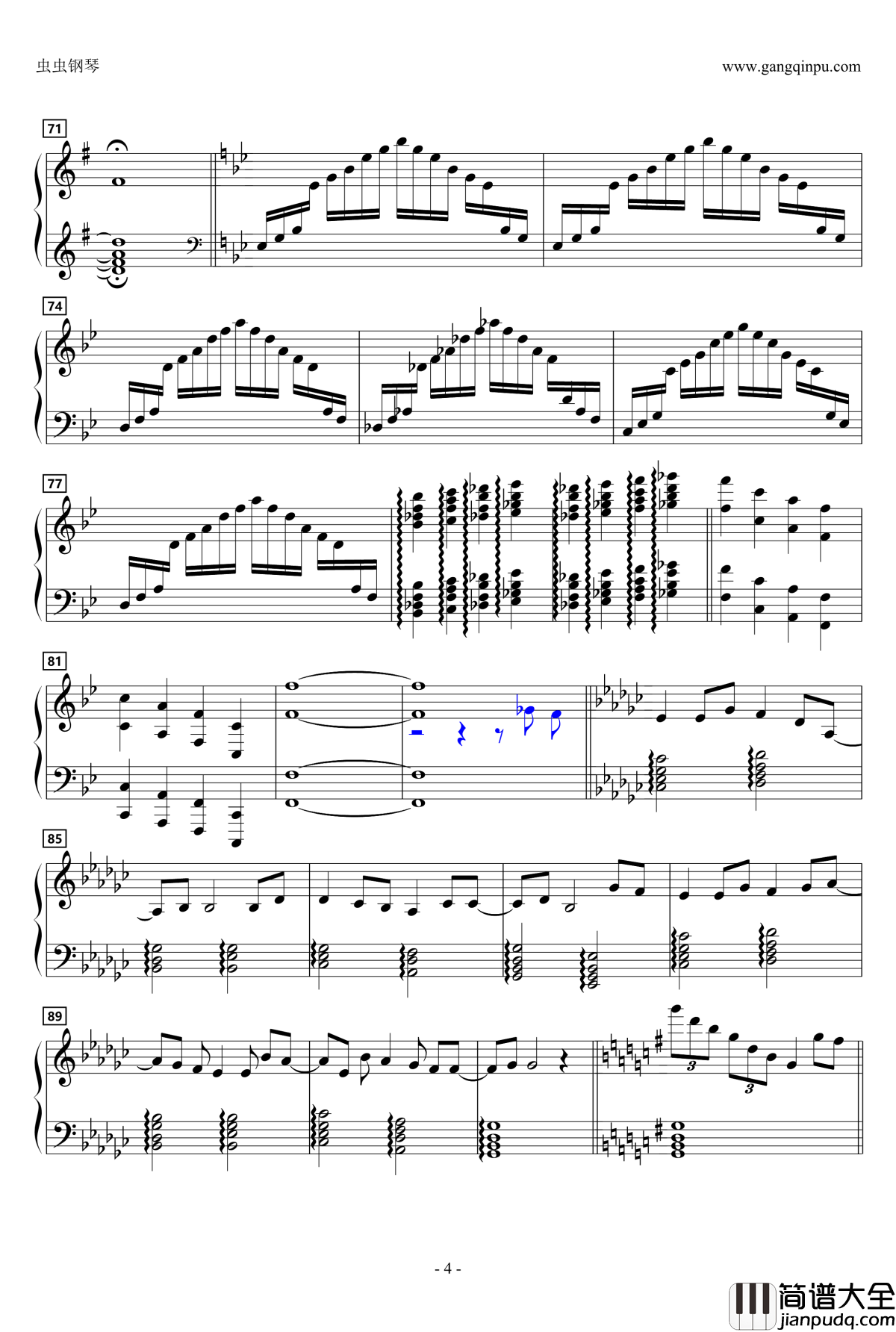 Shinging_Star_☆_Love_Letter钢琴谱_井口裕香