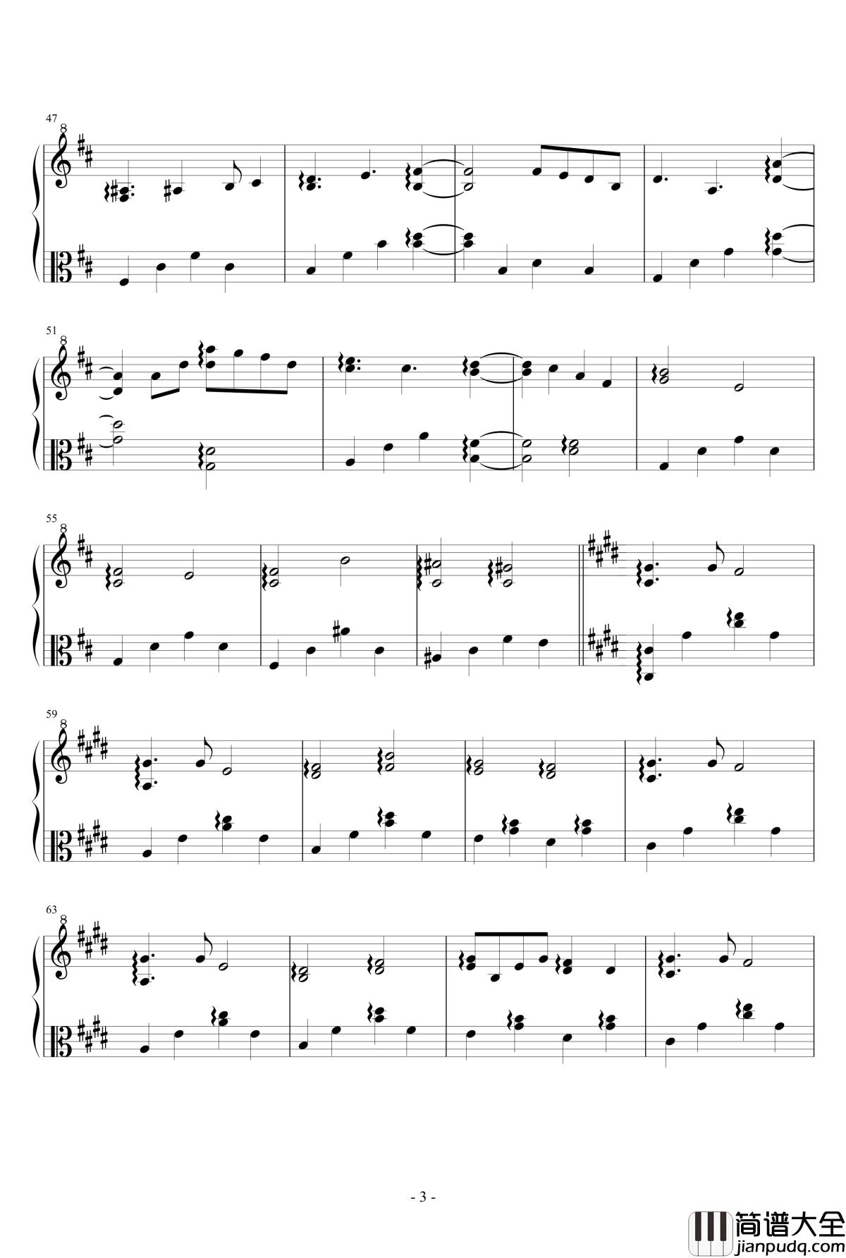 活动小丑钢琴谱__からくりピエロ_八音盒版伴奏_初音未来