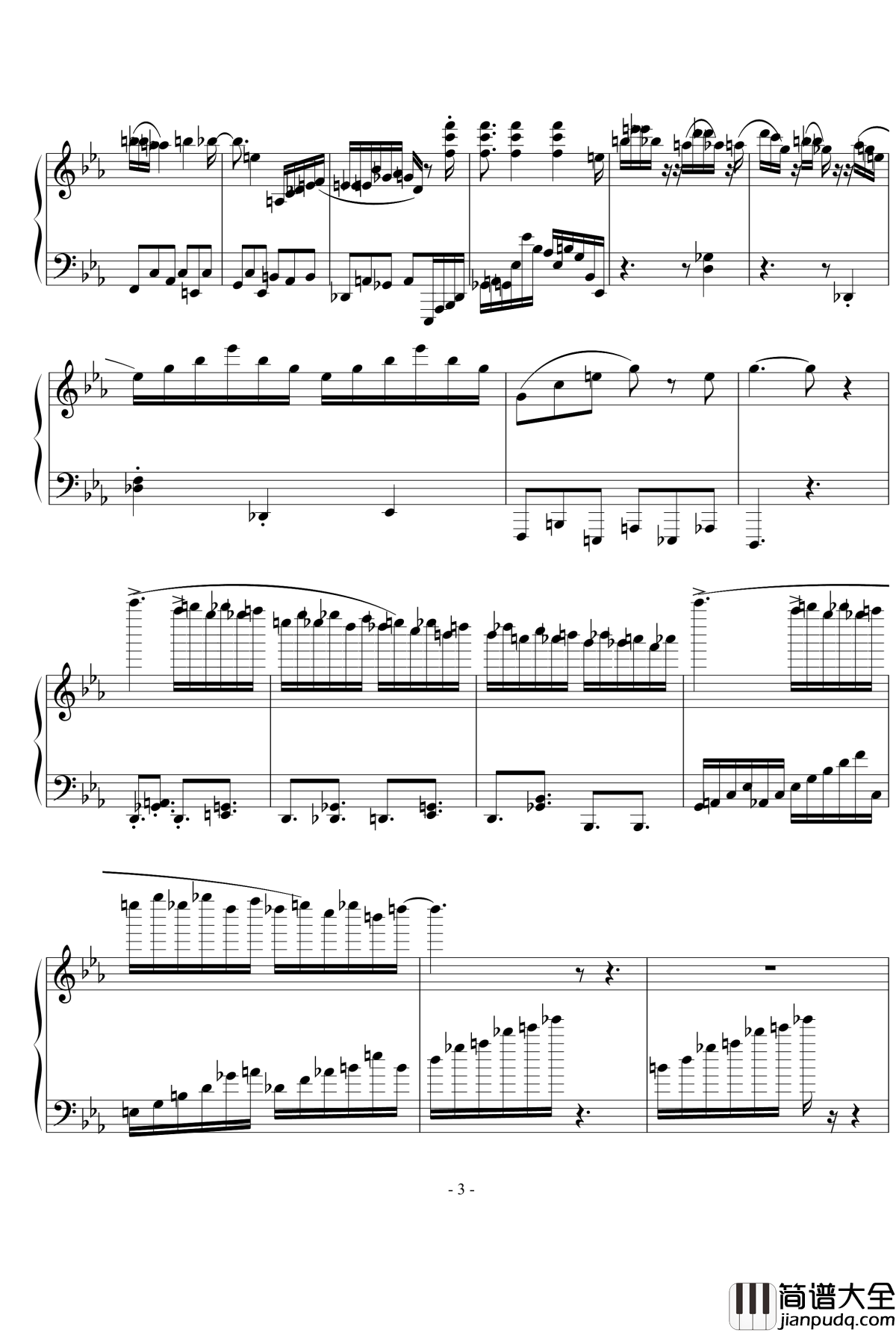 超级马里奥钢琴谱_流行追梦人