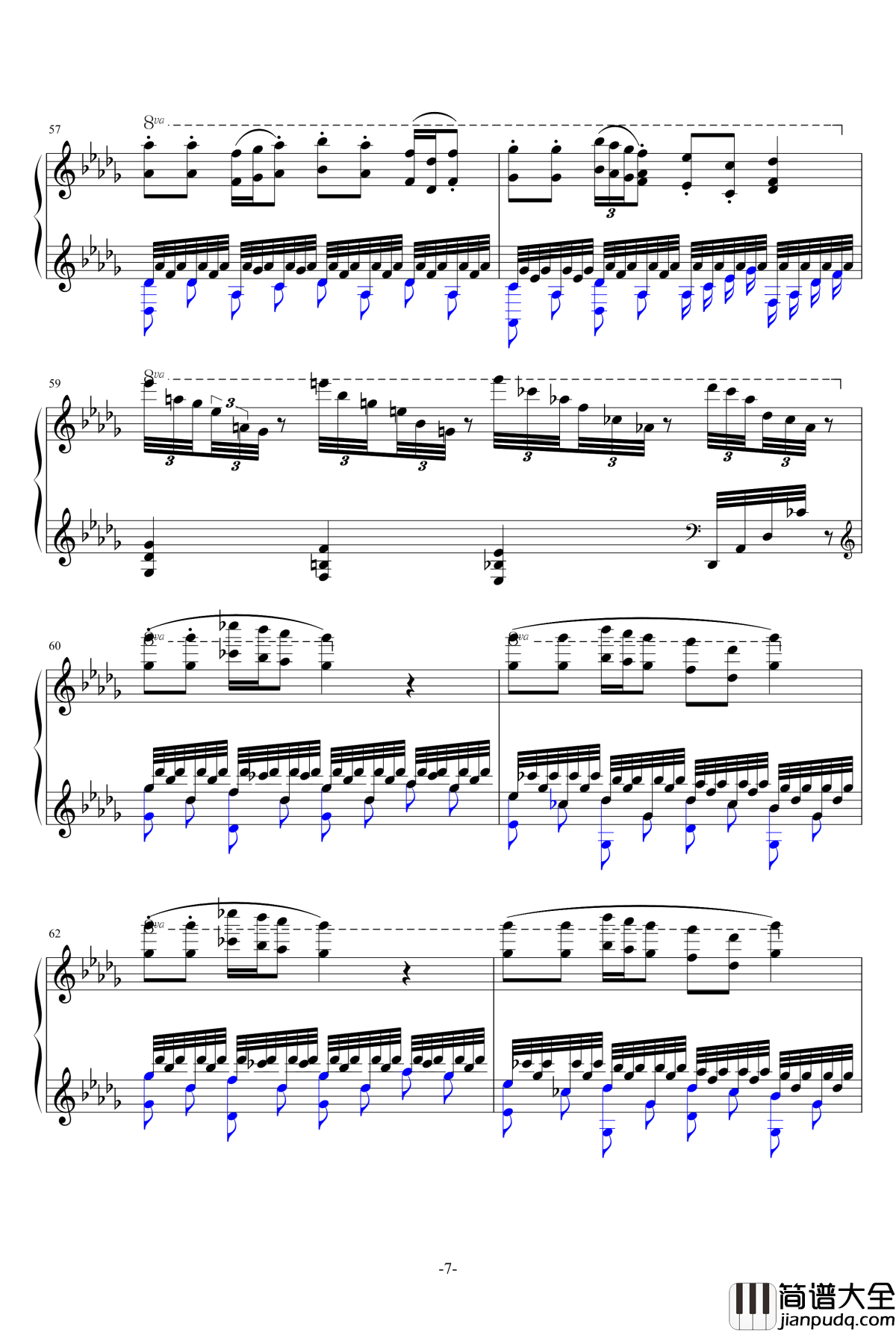 月光曲钢琴谱_一个球